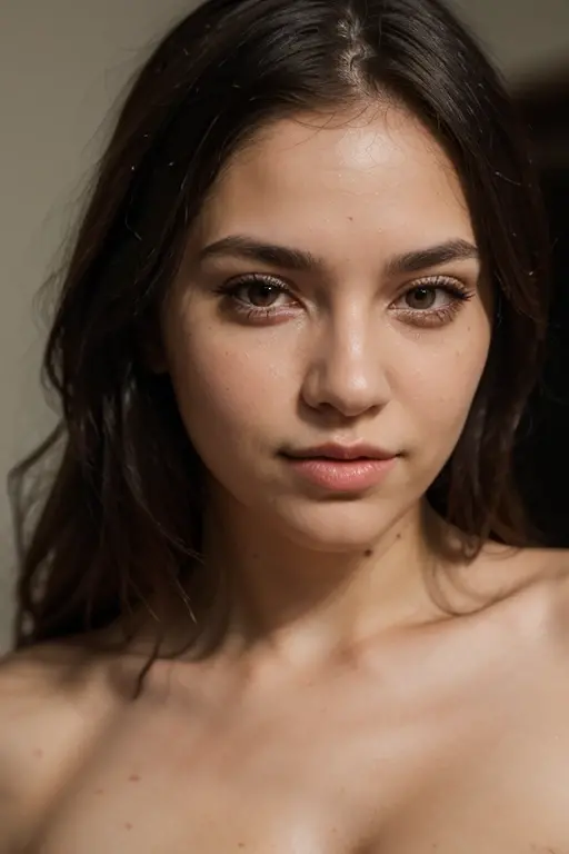 photography of a 35yo woman, perfect face, masterpiece,long black hair,big big dark brown eyes mascara curled lashes
Red lips, thin straight nose
naked pussy bed