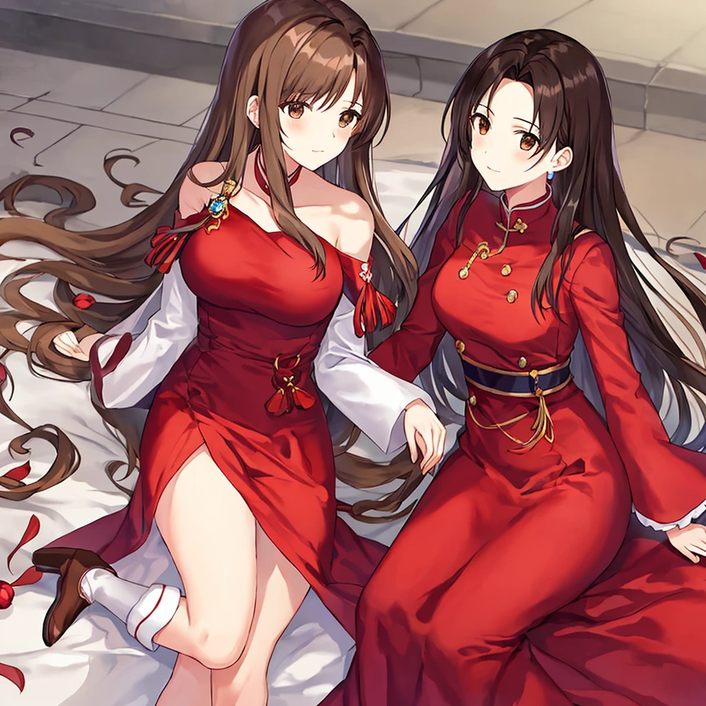 (2 heads:1.3), 1 woman, Sparks \(Honkai: Star Rail\), Twintail, hair accessories, alone, Off shoulder kimono, black nails, Mask on the head, Arms separated, choker, heart, Single gloves, Wristband, Hanging rope across, thigh strap, smileที่พอใจ, sitting on the sofa, cross your legs., cross your legs, Look at the viewer., Barefoot, living room, Masterpiece, illustration, beautiful, 4K, 8ก,DSLR Photos, (8ก, 4K, Masterpiece),(Masterpiece, best quality), best resolution, (3 heads:1.5),Arms separated,arm circle, (Put your hands on your head....), (lower hand on ankle), (lower hand on leg), Full content in the frame, full body view, (four arms),(Multi-arm),(many hands), รูปร่างเพรียวบาง Masterpiece,best quality,best resolution,1 woman,many heads, upper body, smile, Facing the audience,big breasts,simple background,หน้าbeautiful,ผมbeautiful,ดวงตาbeautiful,ร่างกายที่beautifulงาม,มือbeautiful,conjoined twins,kiss mouth,Kissing,stick out your tongue,masturbate,Hands stroking between the legs