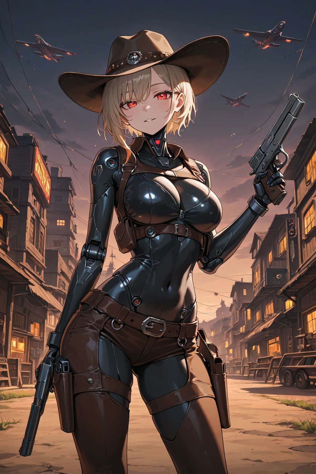 beautiful girl,(((1girls))),((girls with extremely cute and beautiful blonde hair)), ((small breasts:1.4)),firm breasts,(((voluminous blonde hair:1.35, hair very long, wavy hair, breathing in the ears, long hair))),((green eyes, perfect eyes: 1,3, beautiful detailed eyes, beautiful finely detailed eyes: 1, great emphasis on the eyes: 1, 2)) , (( (light skin, (light texture), smooth skin))), (abdomen part spider bottom, narrow waist, wide hips, muscular legs, delicate and detailed fingers, detailed body, fitness body, delicate arms, human hands, ( detailed guy)), slutty, sexy, seductive, erotic, (((nsfw))), (((naked)))[(naked: 1.5)],( (no clothes) ),( ((no underwear) )) ,((bloody hands and feet)), (dynamic pose: 1.0), embarrassed, blushing, (centered, scaled to fit dimensions, rule of thirds), ((((environment: cyberpunk city, postapocalyptic, destroyed building , destruction, wreckage, fire, chaos, smoke)))),((pose: wearing tactical equipment, military style, combat boots, angled legs, looking at the viewer, mysterious smile (smiling))([sensual pose, erotic pose )]))), ((detailed background: 1.25)) , (best quality, high resolution, sharp focus, ultra-detailed, high-quality art, (realistic, photorealistic: 1.37), 8k_wallpaper, (8k CG extremely detailed), (very fine 8K CG), ((super ultra detailed hyper perfect piece)), flawless, (((masterpiece))), illustration, vibrant colors, (intricate), high contrast, selective lighting, double exposure , HDR (high dynamic range), post-processing, background blur, colors (complex), high contrast, selective lighting, double exposure, HDR (high dynamic range), post-processing, small background blur.
