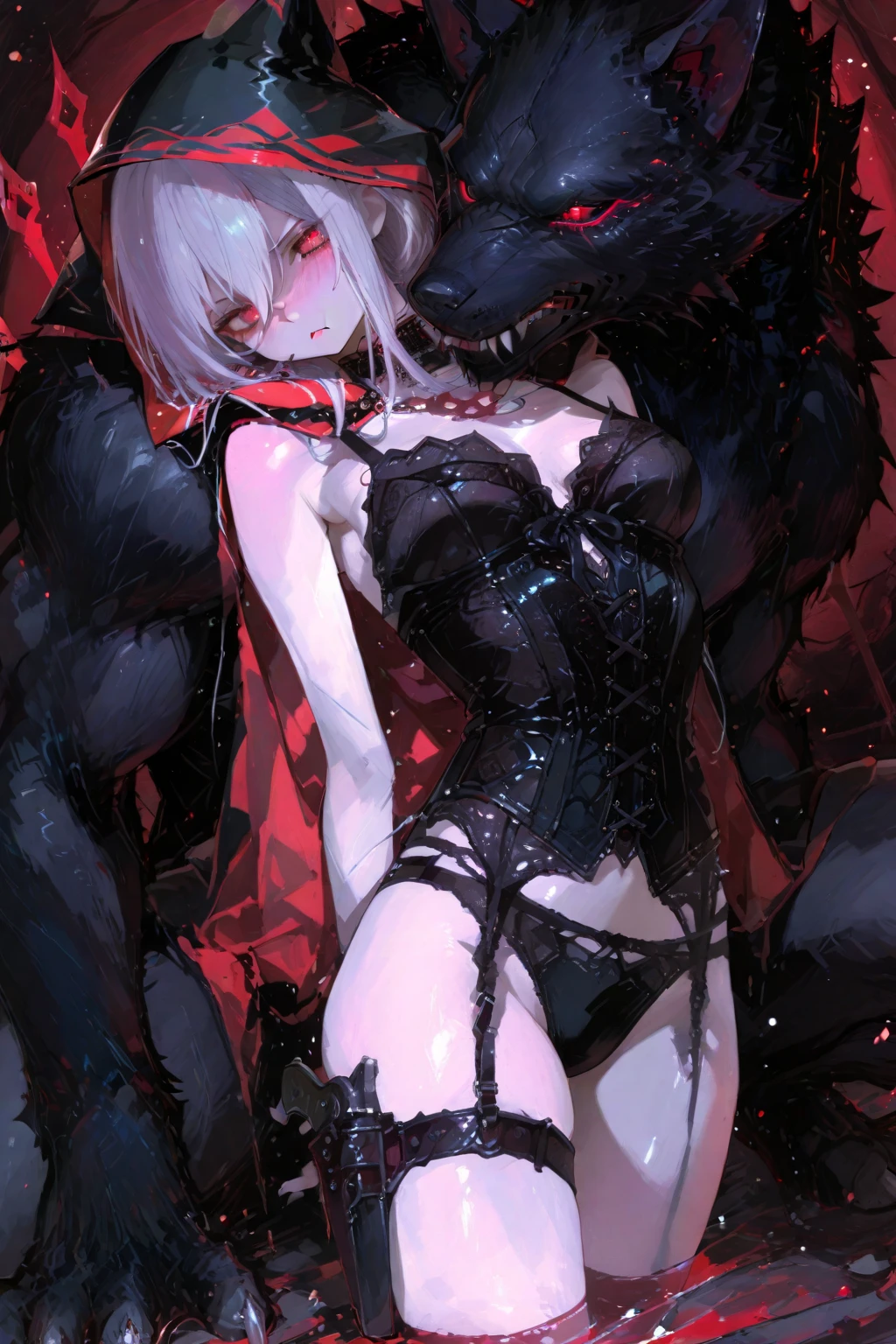 (best quality, masterpiece, uncensored, high quality, ultra detailed, extremely detailed CG, beautiful face, beautiful eyes, beautiful hair), solo, (1girl, (((vermilion hair, streaked hair, Hair Flaps, high twin drills)))), (((((leotard, collar, clothing aside, see through))))), (((((extremely awesome detailed deep-silky-healthy-lackwarm-foundational-baby face))))), nsfw, peeing, pussy, skindantation, hiqcgbody, (tan), (outdoors, alley:1.2), masterpiece,best quality,(size difference:1.4),(huge male necromancer,(monster:1.3),vampire standing:1.3), meatshield style and (1girl) and (monster ???), motion lines,(suspension,reverse suspended congress),(absurd stomach bulge), collar, chain,???, ?????, tears, small breasts, nipples,large insertion,teeth, bound, bdsm,rolling eyes, vaginal,bondage,navel, tongue, open mouth, crying with eyes open, pussy, ahegao, tongue out, spread legs, (legs up),restrained, ?????????,fucked silly, cuffs, nude, black collar,veins,arms up, (eerie atmosphere, horror theme), suspenders, (extremely awesom e detailed and ribbon:1.3),(extremely awesome detailed deep-silky-healthy-lackwarm-foundational-soft-skin:1.1), (extremely awesome detailed gleaming skin), (extremely awesome detailed pretty face, extremely awesome detailed eyes, extremely awesome detailed shiny hair:1.2), (embarrassed, closed mouth:1.4), extremely awesome detailed dynamic lighting, extremely awesome detailed caustic, extremely awesome detailed deep shadows,(best quality, highres, absurdres, extremely awesome detailed CG unity 8K HDR wallpaper, perfect ???????:1.1),(extremely awesome detailed realistic, extremely awesome detailed 3d:1.0)