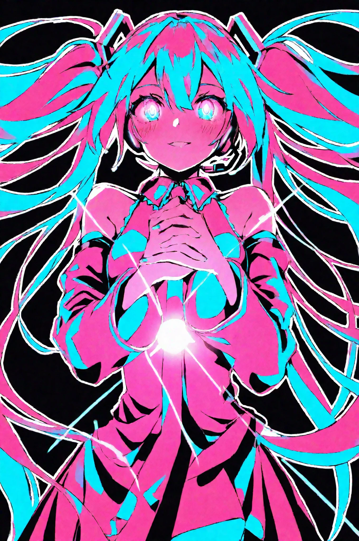 NSFW,masterpiece,Highest quality,High resolution,Super detailed,Shiro \(no game No life\),Long Hair,Multicolored Hair,Hair between the eyes,Gradient Hair,Yellow Eyes,Flat Chest,(High-quality sexy lingerie:1.5),Love Hotel at Night,Embarrassed,blush,Are standing,