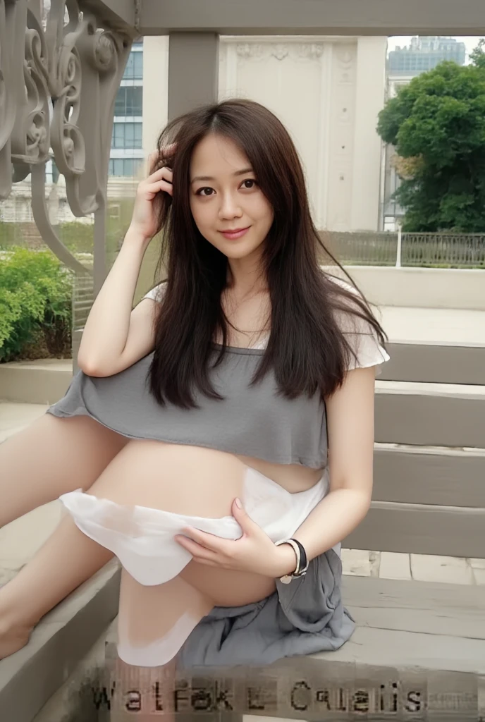(1 Japanese young girl), 16 years old girl, wonderful face and eyes, slender, ((flat chest:1.3)), full body, (amazingly beautiful girl), (highest quality:1.4), (super detailed), (Very detailed CG synthesis 8k wallpaper),very detailed, High-definition RAW color photo, professional photography, nude, (pregnant), (spread legs:1.3), nsfw