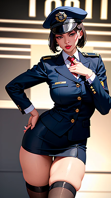 8K, high-resolution, Prison School, Meiko Shiraki, thick, school uniform, punk style, intricate, elegant, highly detailed, artstation, concept art, shining, sharp focus,