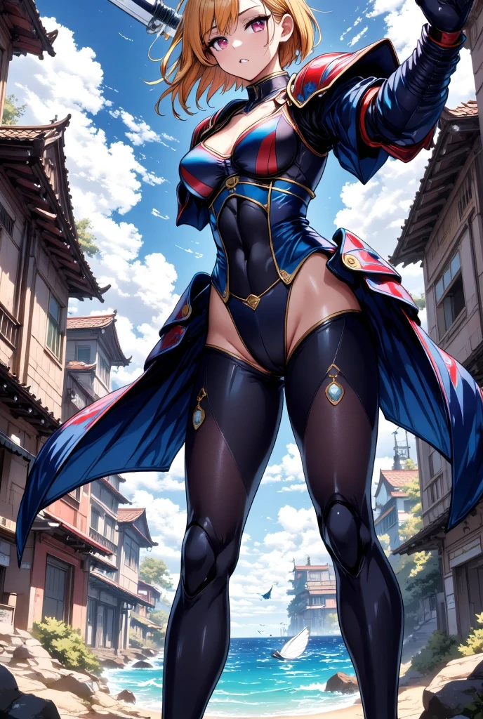 Ponytail, long hair, long Ponytail, blue hair