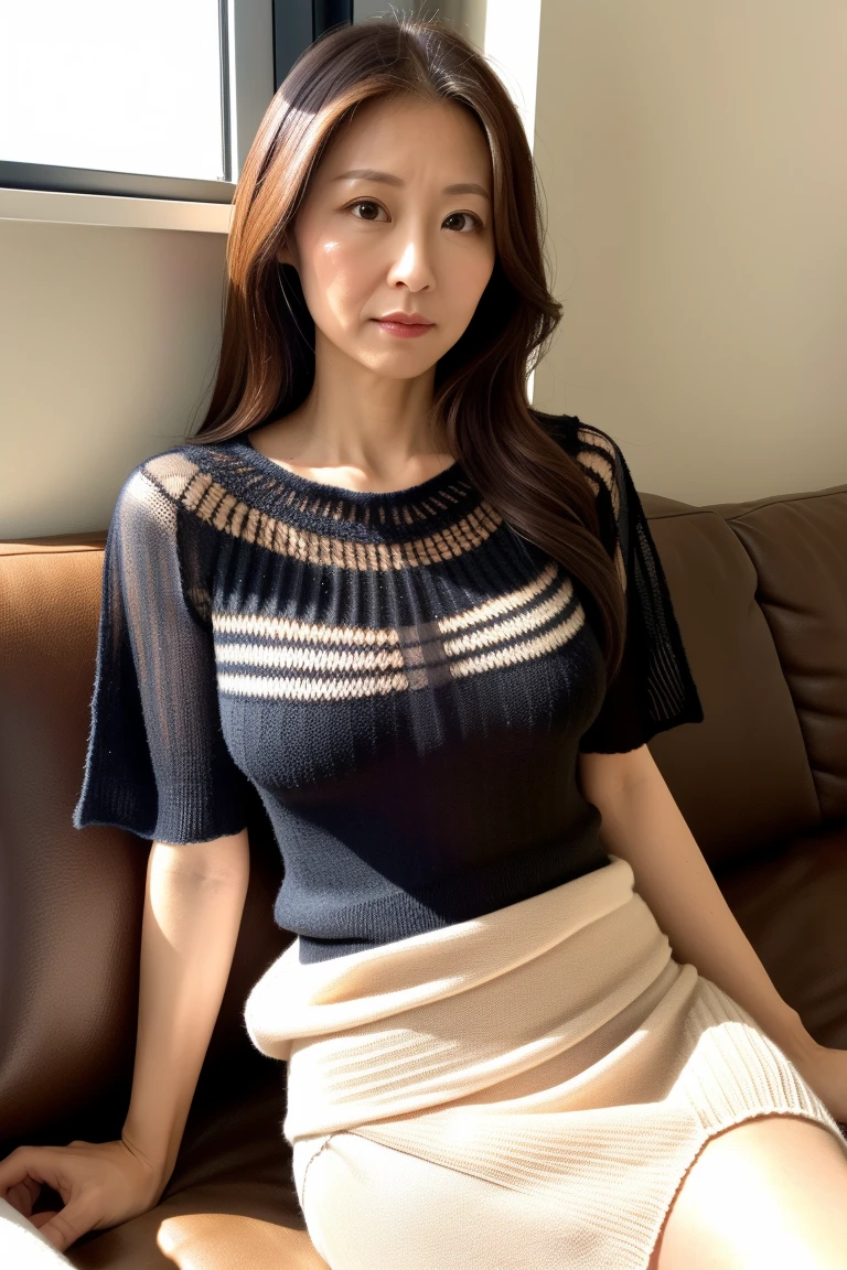 Highest quality　Perfect hands　green_There is a vertical crease_Fluffy_Long skirt　