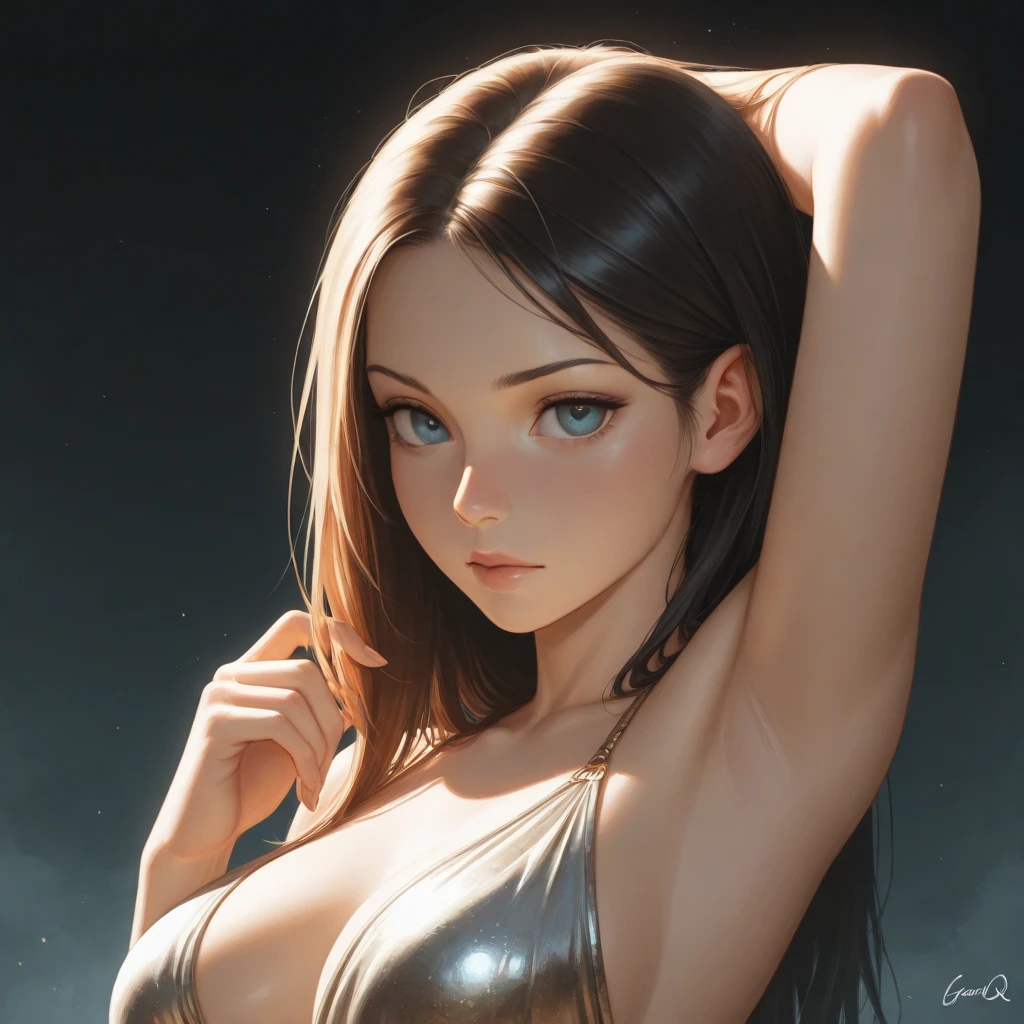 From above,overhead shot,hot spring,(Liar),(behind),1 girl,(highly detailed skin),beautiful胸,(big breasts),white skin,pointed chest,erect nipples,(fantasy art,best image quality,surrealist portrait,(8k),Super realistic,最high quality, high quality, High resolution, high quality texture,high detail,beautiful,Detailed,Very detailed CG,detailed texture,realistic expression of face,masterpiece,sense of presence,dynamic,bold),(super thin hair),(super soft hair),(ultra straight hair:1.5),long flowing bangs,extra light coppery amber hair,hair above one eye,dressed,baggy t-shirt,swimsuit