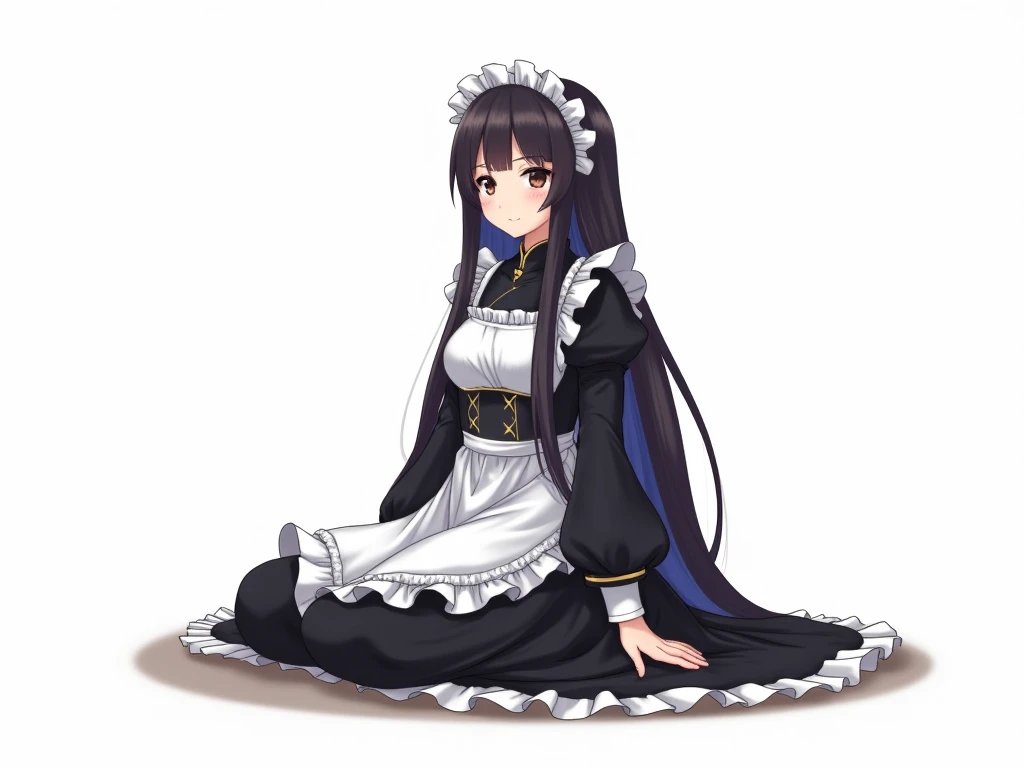 Masterpiece, Best quality, Girl,(((ojousama))), ((Blush)),Hat,Black hair, Blue eyes,Blue dress,((Lolita_Fashion)),((White pantyhose)),((Arms_Behind_back)),((Legs together)), (((Bondage))), (((shibari))),(((gag))),