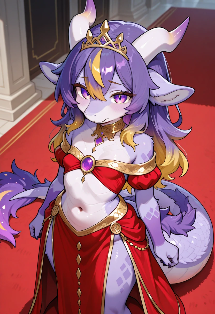 score_9, score_8_up, score_7_up, source_anime, solo, 1girl, corset bra, furry, monster_girl, , galaxy hair, , , , , karukan \(monjya\), <lora:karukan_PDXL-000002:1>