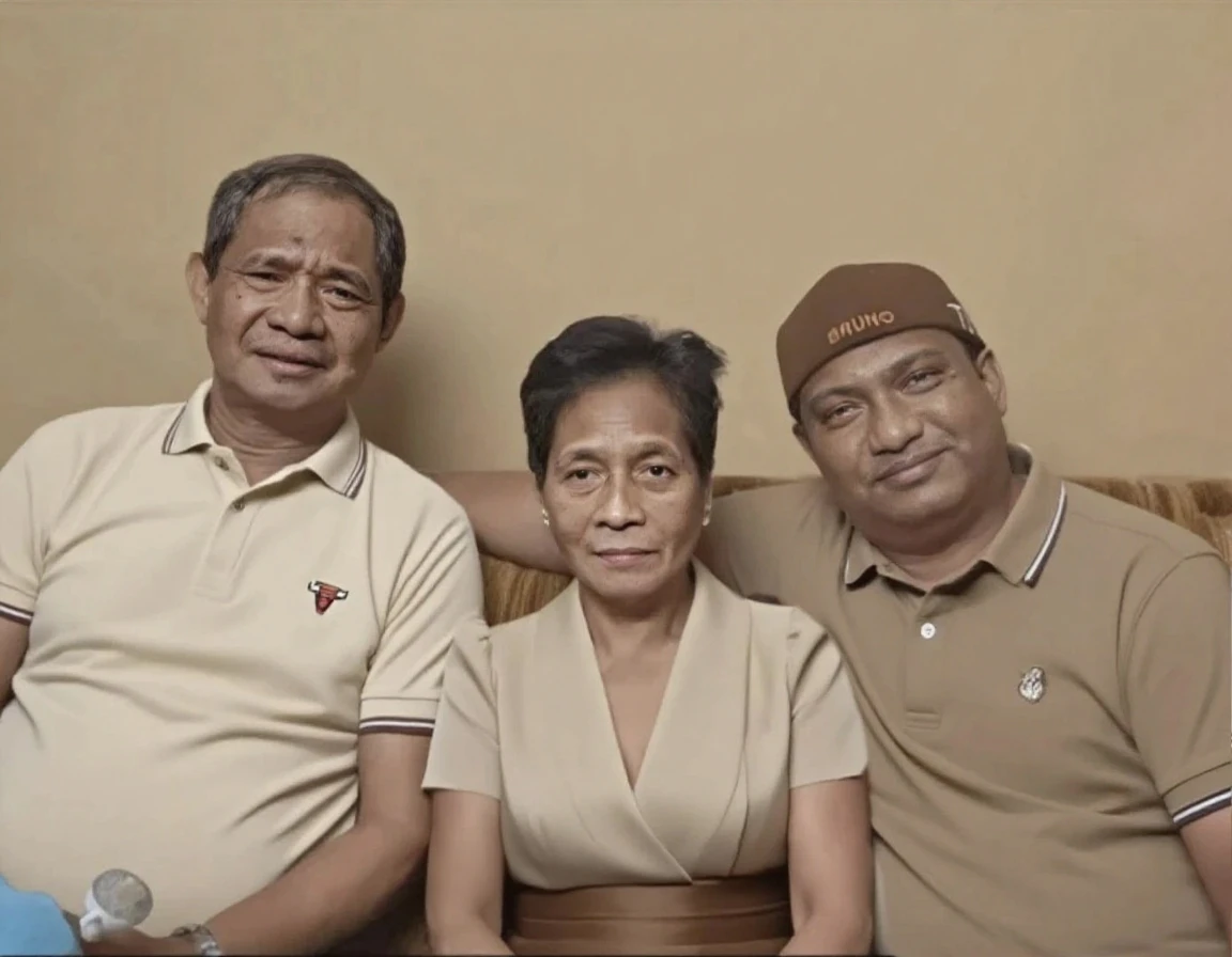 Grandfather , dad , son , nephew