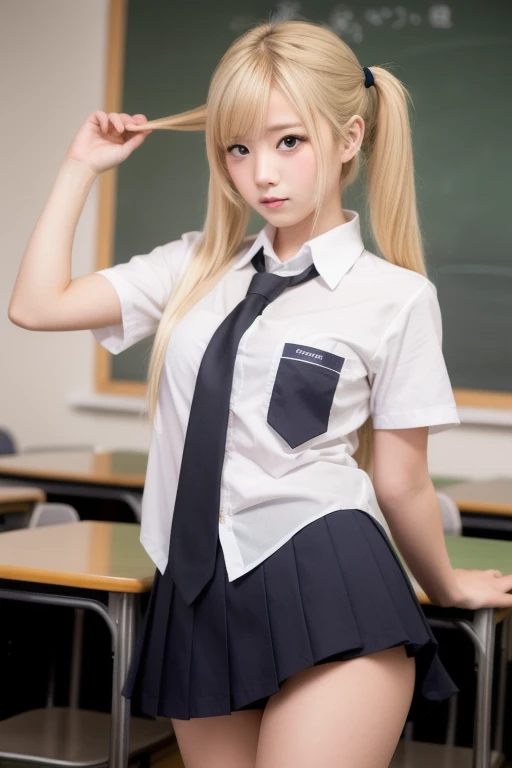 Koiwai Flora 10s Blonde Long Classroom Uniform