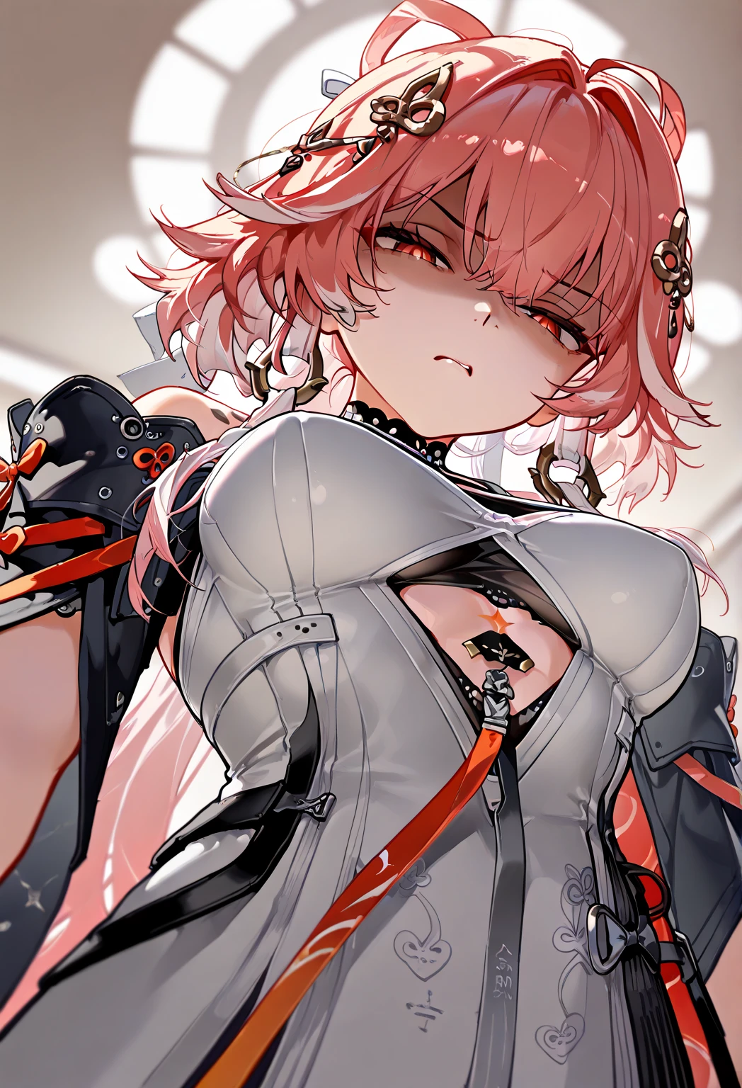 (anime) . Female (woman) . (Masterpiece: 1.8), (64k quality), (final fantasy artwork concept), detailed (manga eyes + hair + clothes + body + face + colors + shoulders + eyes (globular + transparent + liquid) + (sharper drawings) + (shiny jewelry) + (clothes folds) + (rounded eyes) + (consistent clothes) + (clothing features) + (eyes line), better (colorful + (coarser line) + (black line) + finishing . [Drawing] (Anime (Manga (Comics))) + (Coarse Line: 1.8) + (Black Line: 1.8) + (Color: 1.8) + (Clean: 1.8) + (Contrast: 1.8) + (Black Outline: 1.8) + (adjusted colors: 1.8) + (shadow set: 1.8) + (manga eyes: 1.8) + (muscle: 1.5), ((made homogeneous: 1.3))