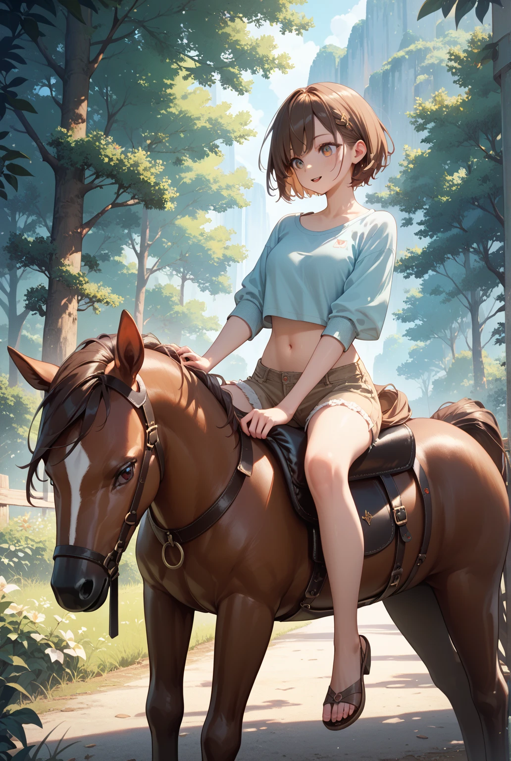 Un chien faisant l'amour avec un cheval, Parc public, feral, female, anatomically correct, anatomically correct anus, (anatomically correct pussy), (equine pussy), animal pussy, in heat, y anus, glistening genitalia, \[best quality, shaded, extreme detail, highly detailed, ultradetailed, intricate, realistic\], detailed background, by Enki Bilal, by wolfy-nail, by Michael & Inessa Garmash, Ruan Jia, by drmax, horse pussy, Doggystyle, POV, vaginal