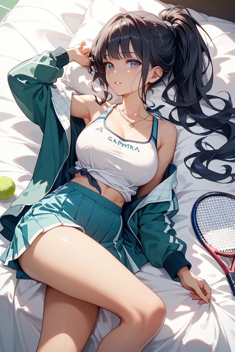 Beauty、Golf Players、Golf Wear、Stylish、Fleshy ladies、Earrings、Innocent expression、cute、necklace、Capsize
