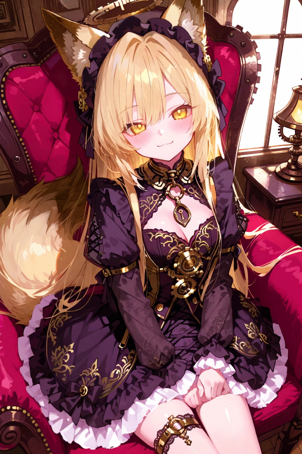 ((Highest quality)), ((masterpiece)), (detailed), （Perfect Face）、（An evil, jet-black demon with jet-black skin.）、The woman was a beautiful, jet-black archdemon with jet-black skin, the evil queen of the demon world, Devil Queen Tiare, with green eyes, blonde medium-long hair, a gorgeous black wedding dress with gold embroidery and trim, a black wedding veil, an engagement ring, and luxurious accessories, and was a beautiful, elegant archdemon, the Demon Queen, lavishly decorated and jeweled.、A beautiful, jet-black-skinned demon with magnificent devil horns, devil wings, and a devil tail.