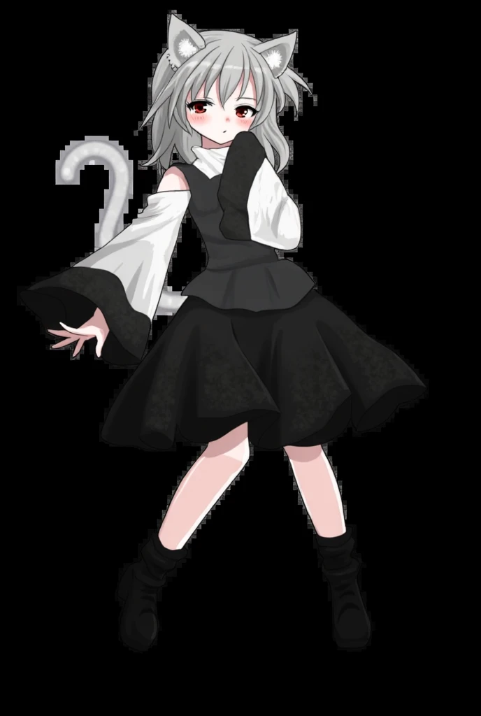 (((1 girl))), ((solo girl)), ((full body)), (alien monster girl), (((tall stature))), ((long limbs)), ((alien body)), ((pale blue skin)), (anime star eyes), ((cat ears pointed downward)), (big hair), (((starry bob-cut hair))), (((curious expression))), (((curious eyes))), (alien anatomy), (cute anime eyes), ((nude body)), ((standing on tippy toes)), feline feet