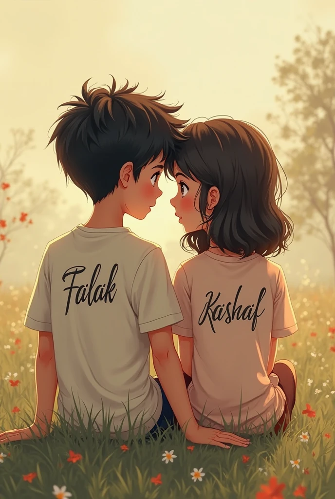 Background with two boy and girl who are separated the title kadhal coming soon at the bottom coming soon