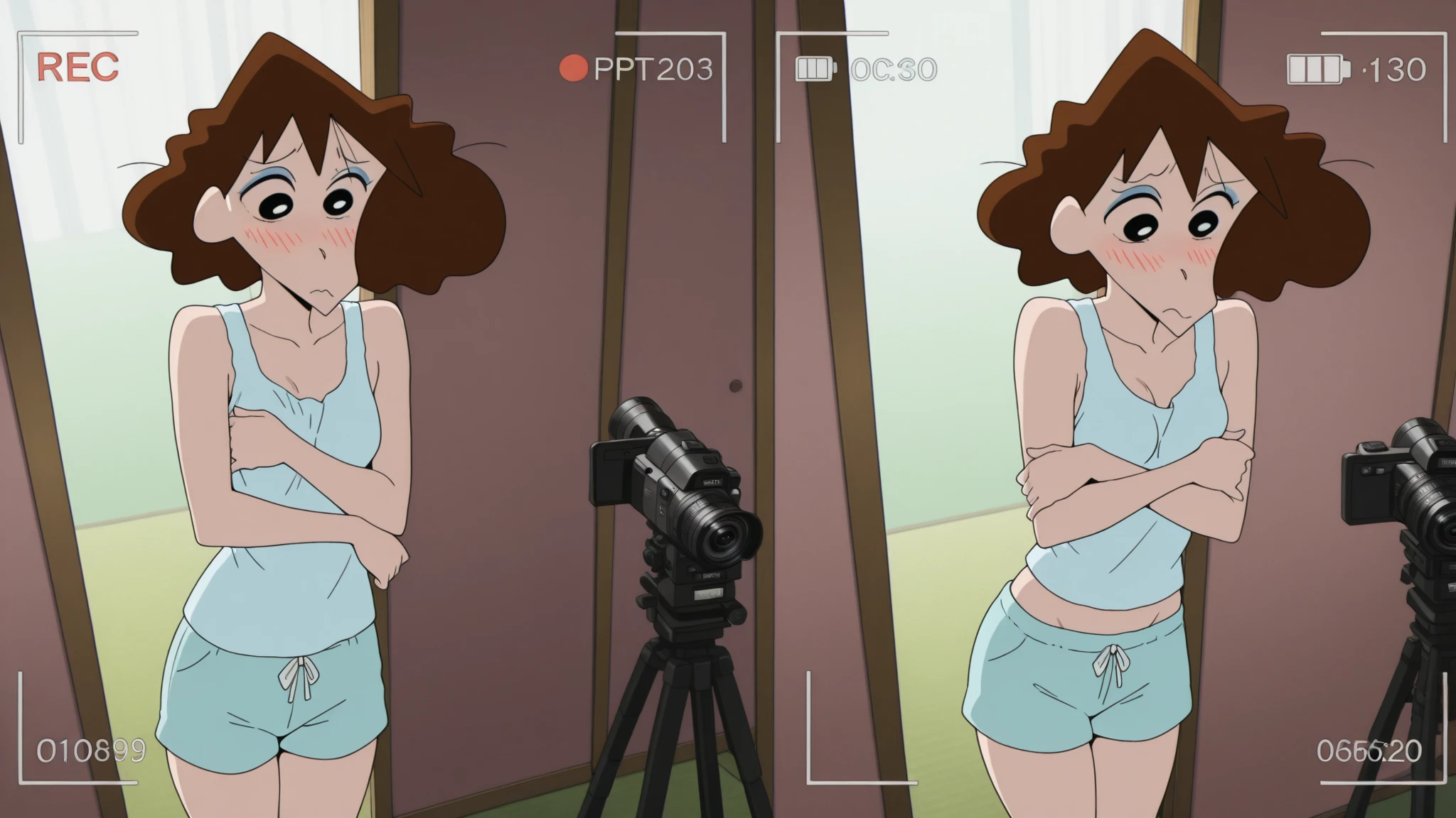 1girl, 12yearold asian slut is wearing a slutty slingshot_bikini at a modeling studio she having sex with a ugly 88yearold man who is taking close up photos. 1old man, nsfw, filming, camera. old dick