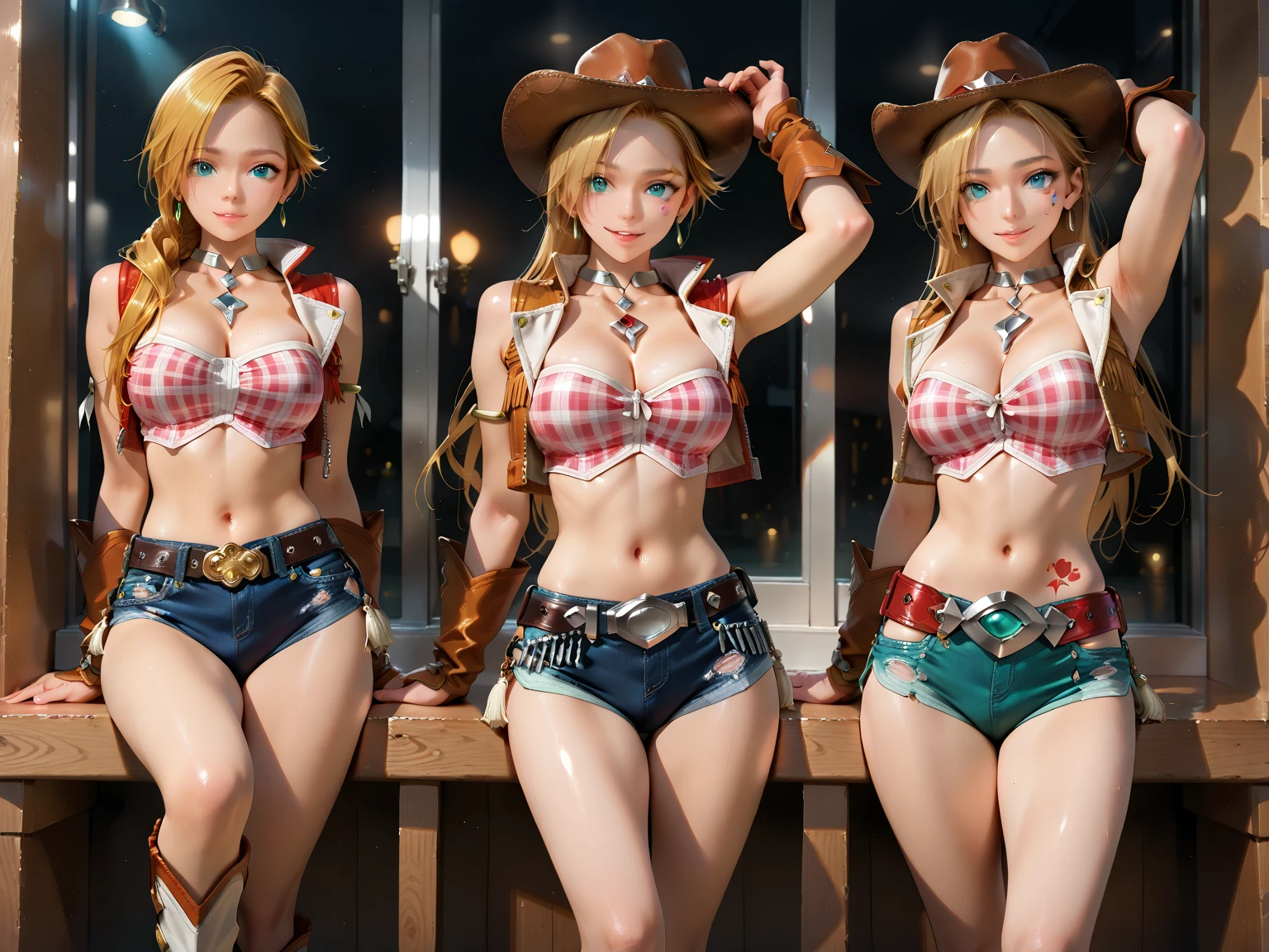 <lora:PearWorld:1> (PearWorld:1.2) (1woman (blonde:1.5):1.2) (bra and jean:1.1) near a bar in parís (cool steampunk hat:1.4)