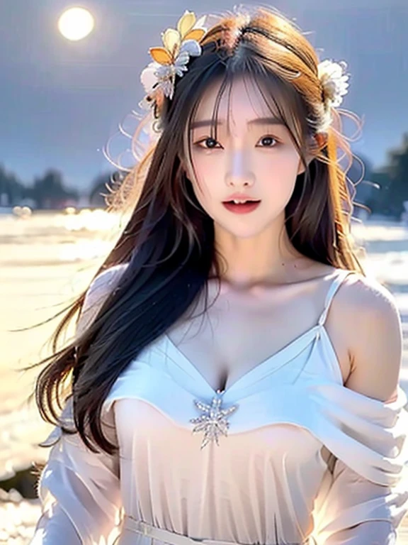 2位Very漂亮的瑞典18 歲漂亮的女孩、 white blond hair、 (( Sexy and gorgeous transparent underwear and panties))、(Colorful transparent underwear and panties) 、Very、 shiny skin、 white skinned、 a smile、 beautiful bangs、 long and straight、 2位絲般美麗的white blond hair女郎、 shiny hair、 Extra long, super straight and flowing hair、 Eyeliner、 a small face、 Extra large firm breasts、 crystal clear ocean blue eyes、 shining with beautiful light、 Earrings, pendants, headwear and bracelets hanging from the ears、beautiful and smart girl、 Playing in the water at the outdoor beach and taking a full body photo of two people、 Looking to the future