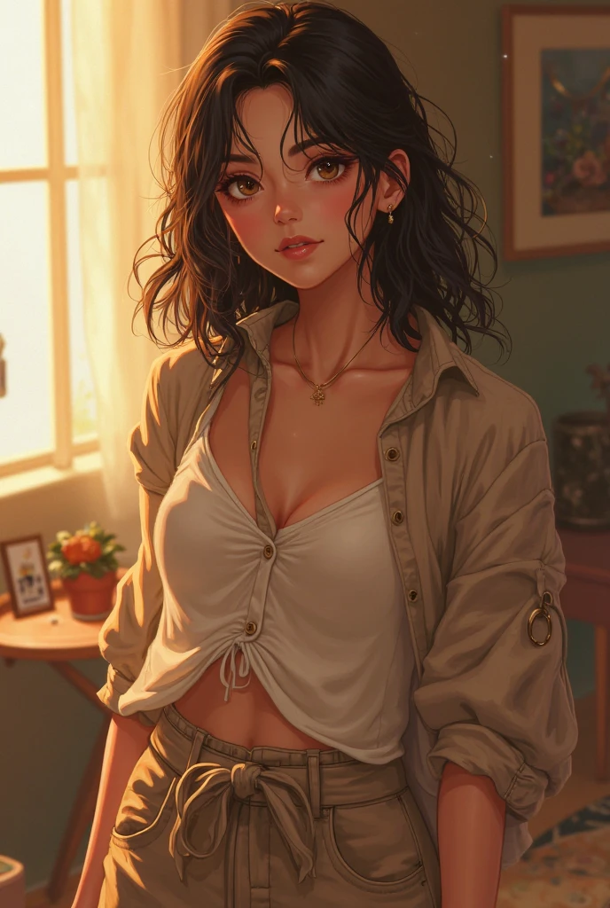 (best quality, high quality, detailed, masterpiece, vibrant, colorful, realistic, photo, 8k, 4k, dslr quality, photorealistic, epiCPhoto, epiCRealism, epiCRealLife, flashphoto, picxer_real:0.8), a latina girl named Maria, long brown hair, dark brown eyes, long pretty eyelashes, pretty face, baggy sweater, baggy sweatpants, <lora:epiCRealismHelper:0.8> <lora:Add Details:0.8> <lora:picxer_real:0.8> <lora:epiCRealLife:0.8> <lora:epiCFlashPhoto_Lora:0.8> <lora:Epi NoiseOffset2(epinikion):0.8> <lora:Add Brightness:0.8>