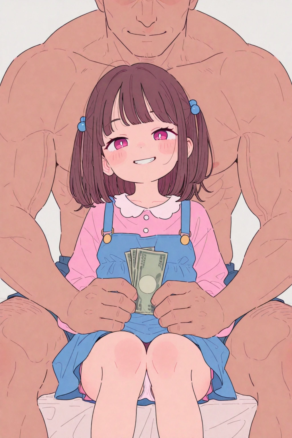 ((sexy girl ,prostitute))nsfw, wholesome prostitute, nighttime, love hotel room, sex, vaginal, thrusting, closeup, visible pussy, lying on bed, teen girl, ikuchan, spread legs, on back, small breasts, long hair, illya is greatly enjoying it, choker, slutty, earrings, prostitution, thrusting, (motion lines), little slut, holding money in hand, girl is looking at the money in her hand, pain, enduring, tears, crying, clenshed teeth,
