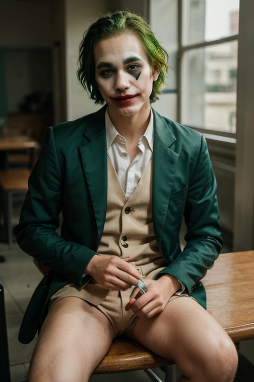 Jared Leto como Coringa pelado, joker, palido, gostoso, penis, cock, dick, big cock, big dick, naked, fuck, realist, 4k, 18k