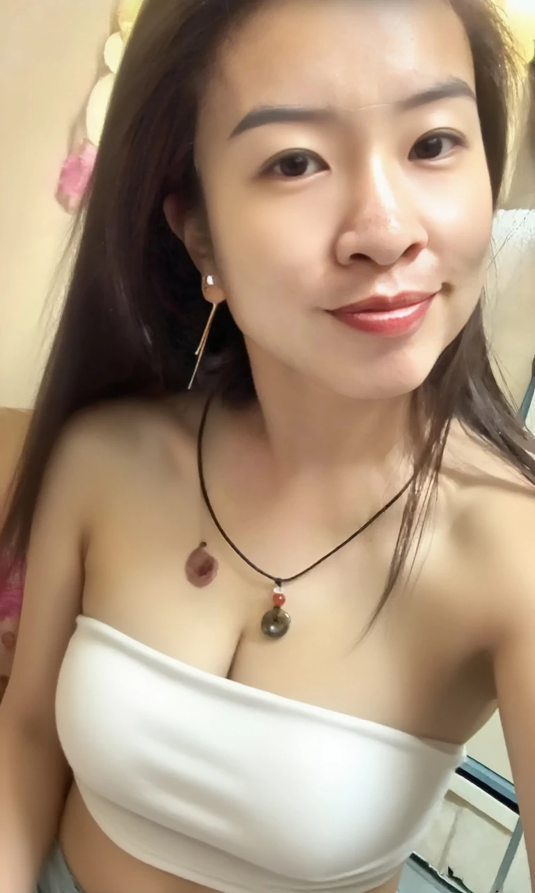 ((best quality, masterpiece, surrealism)), (topless, detailed small breasts, detailed brown tits), (super symmetrical natural skin tone),