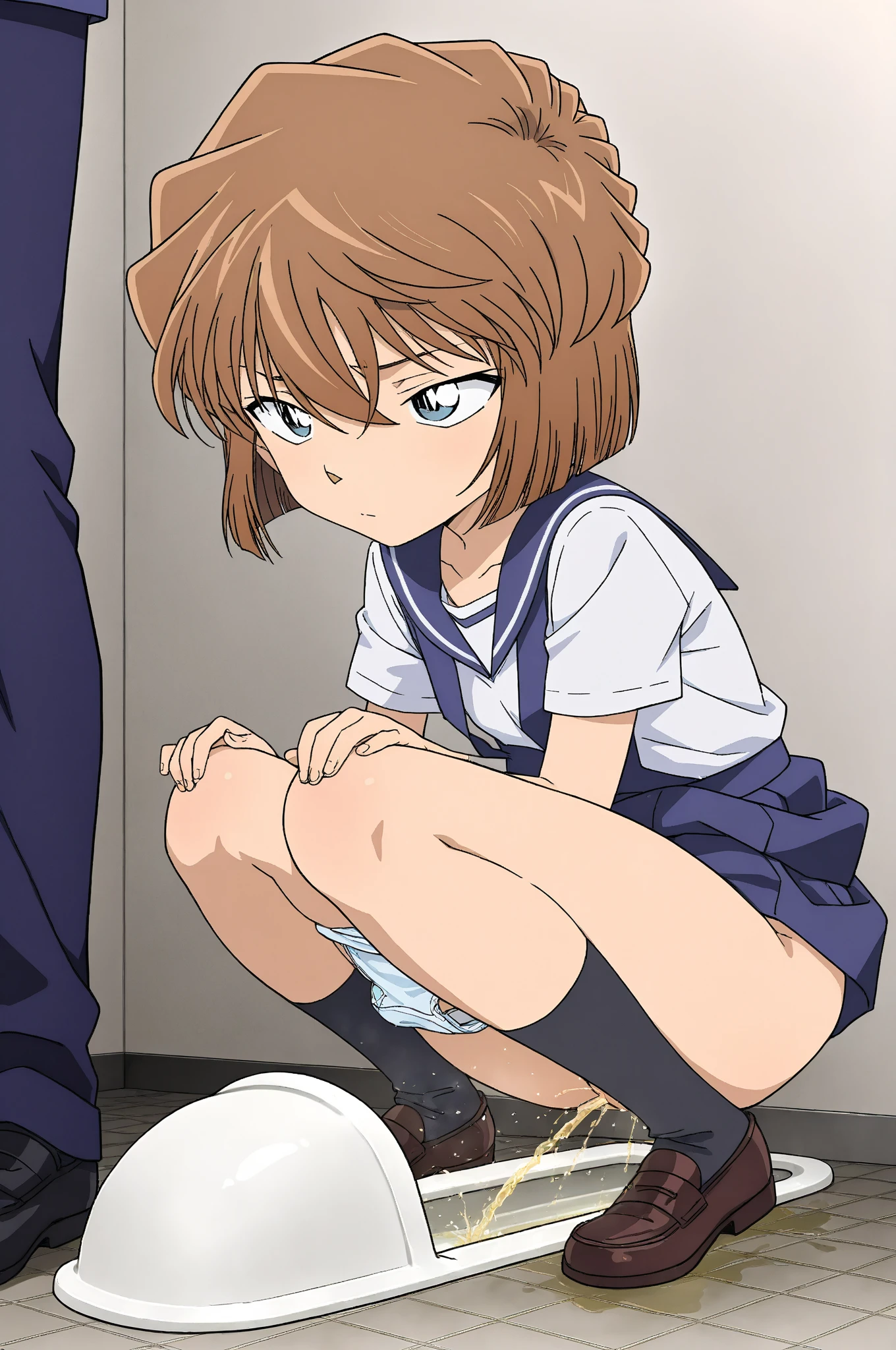 Noriko Takaya,1 girl, medium hair,brown hair, 1girl,masterpiece, expensive quality, very_expensive_solve, big_file size, full color,(completely nude:1.2),pussy,niplles,(vaginal sex:1.2),(toddler:1.6),(chibi:1.3),(flat chest:1.5),