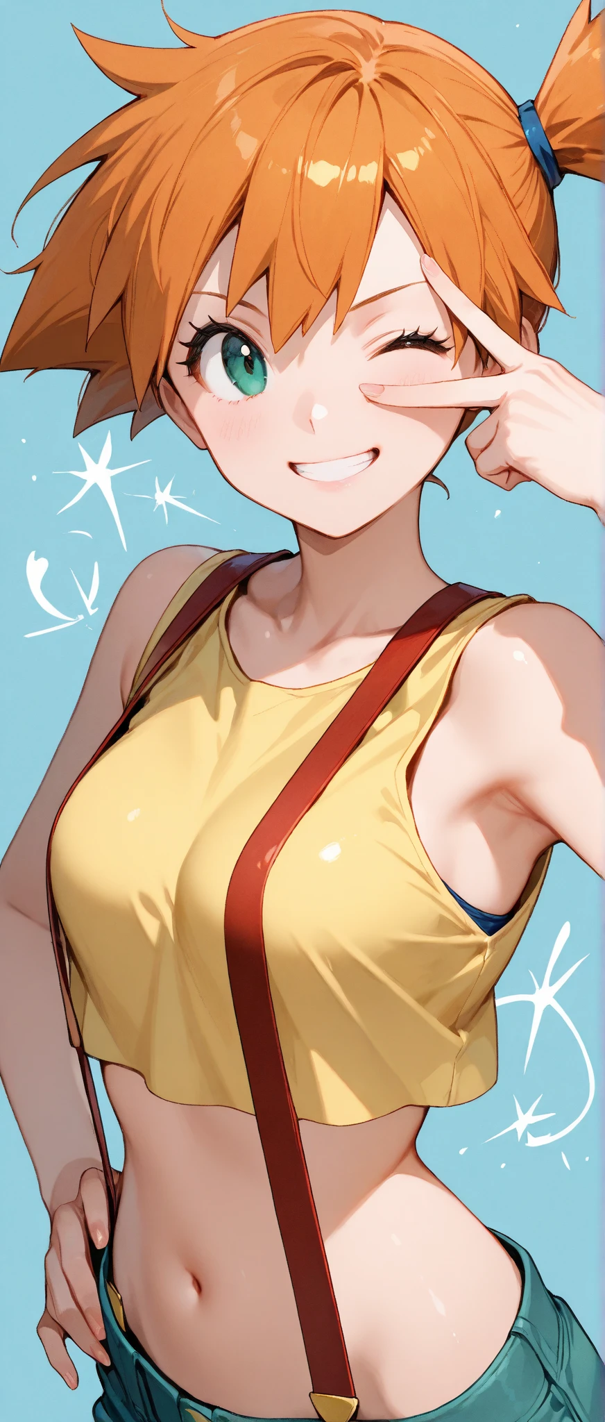 beautiful girl gymnast  leotard cowl masterpiece best quality anime style