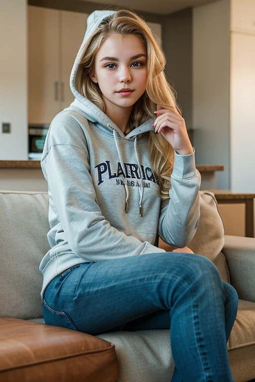 blonde teen blue eye
