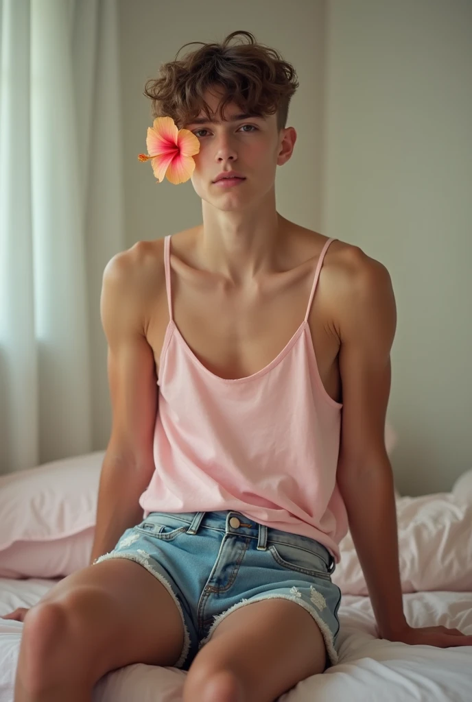 guy wear women's floral pattern panties