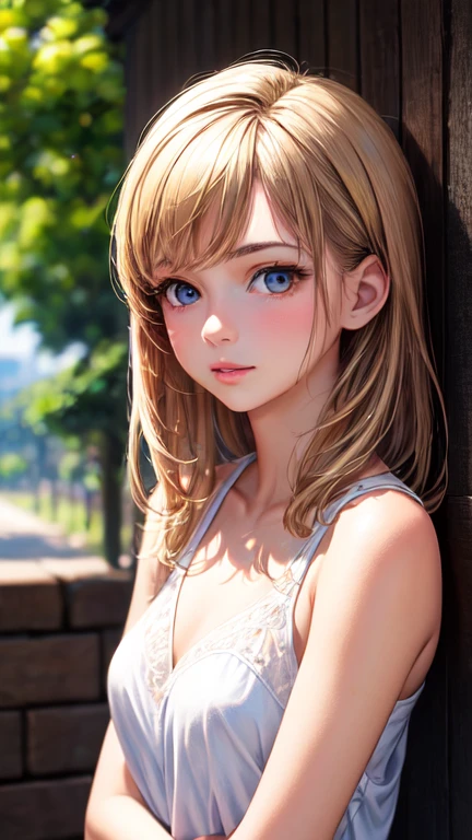 最high quality, masterpiece, One girl with anorexia, Beautiful Face, (Photorealistic photography:1.3), Rim Light, (Skin with attention to detail:1.2), 8k UHD, Digital SLR, high quality, High resolution, 4K, 8k, Bokeh, (Genuine: 1.3), Small face, pretty girl, Blonde Hair,Completely naked,I take a shower