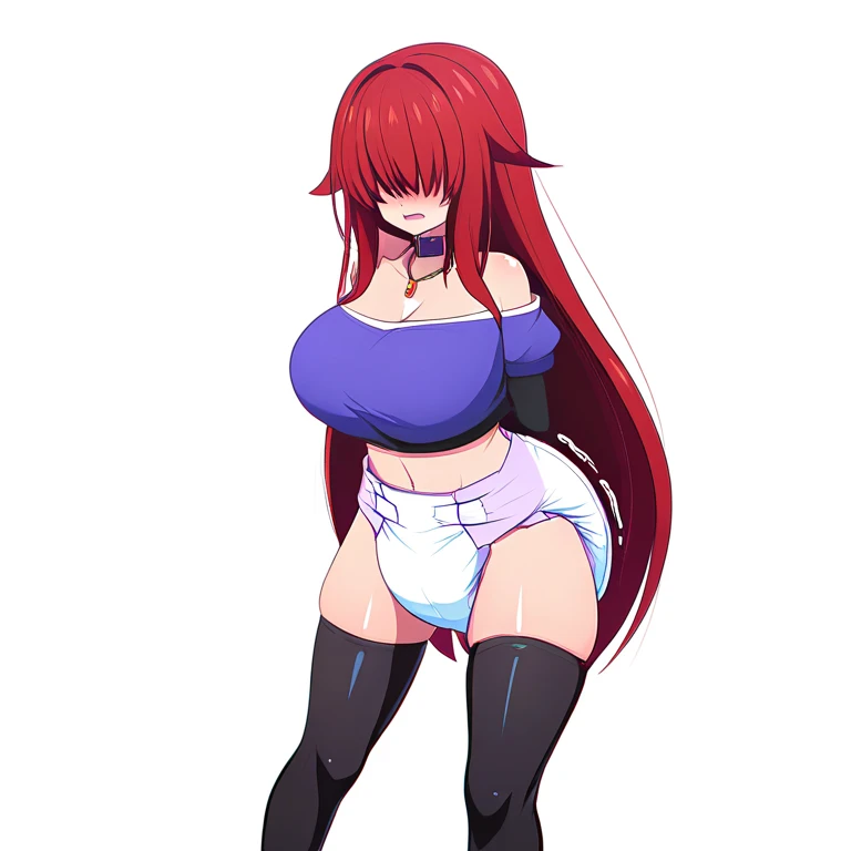 (masterpiece, best quality:1.2), 1girl, solo, vertical pupil, white pupil, red hair, spiky hair, long hair, red eyes, skinny, short, , small breasts, hair between eyes, hair between eyes, very long hair, grin, ahoge,
gradient background, grey background, simple background,
sitting pose, legspread, cowboy shot, one leg raised up, naked