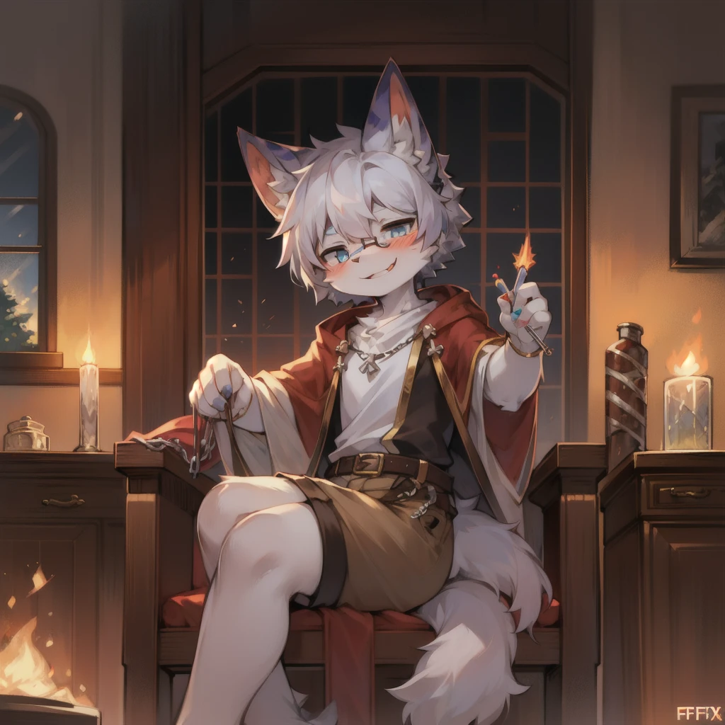 (ambiente dark:0.8),Masterpiece,High quality,abstract res,Digital painting\(artwork of a\), by Dagasi, Yupa,Kiyosan,(anthro,Fluffy fur,Character focus:1.1),anthro male cat,Short hair,Portrait , eyes with brightness, in a panoramic view, Character focus.(detailedbackground:0.7), 独奏, shaggy, shaggy male, malefocus, anthr,(Full Body Furry, Fluffy tail, White fur, blue color eyes, Gray hair:1.2), (long canines、Vampires、cloaks:1.2),(interiors、the night、borgar、casket:1.1)((Reproductive organs,The erection,bodily fluids) (4k高清)