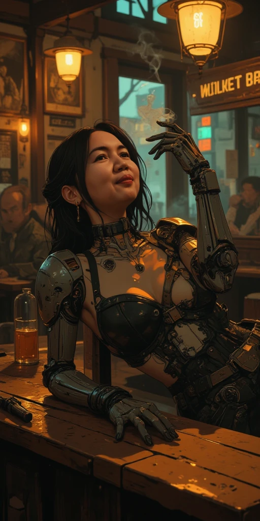 Beautiful woman defined detailed body using batman cosplay, big breasts, gotham city, night, drinking a bottle of coca-cola,