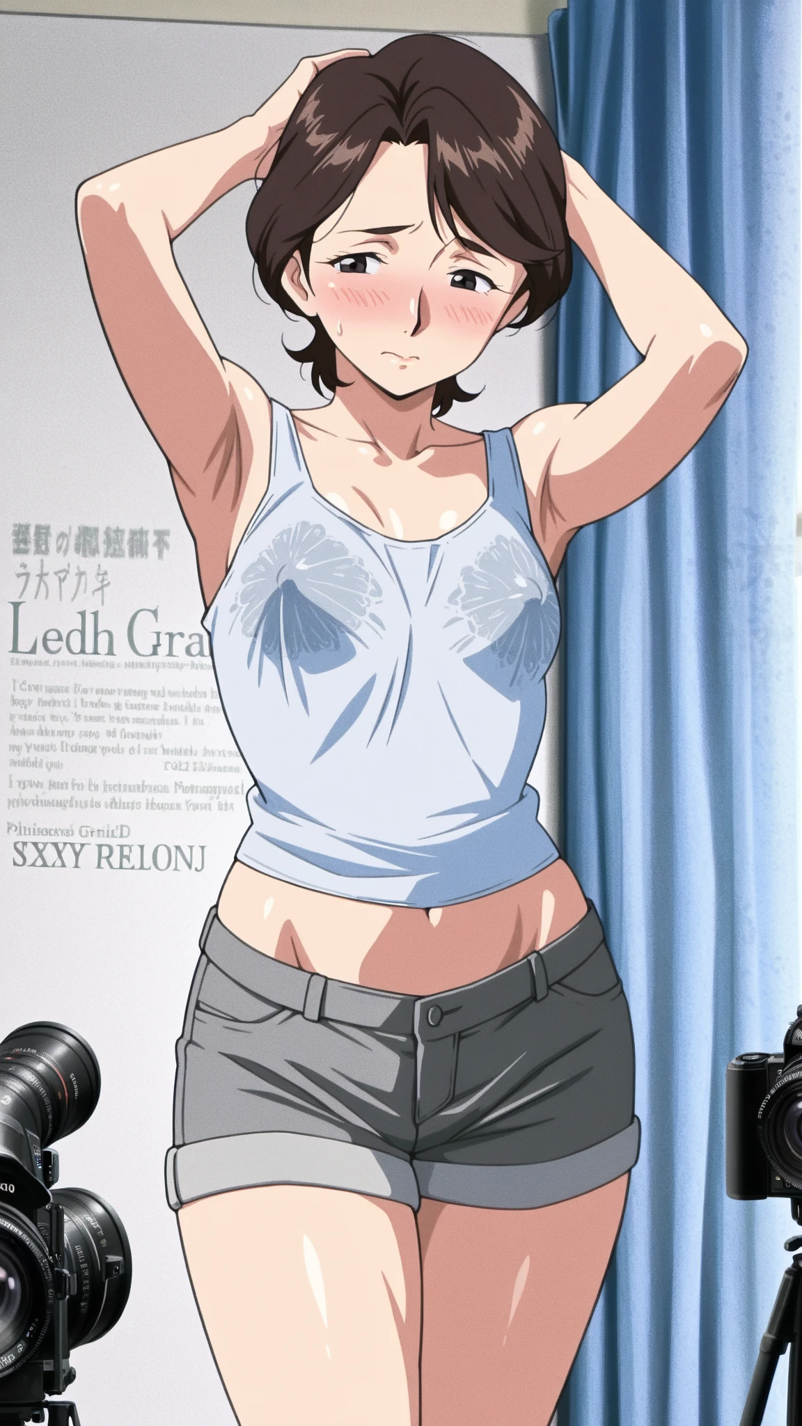 source_anime,score_9,score_8_up,screencap, anime screencap, BREAK, 2boys, shota, femboy, one piece,  boa hancock,  short hair, smug, shy embarrassed, huge erection, erection, gay, yaoi, otoko no ko, anal sex, riding, crop top, exposed thighs, thick thighs, ginger hair, huge penis, dark skinned male, riding sex, flat chest, robe