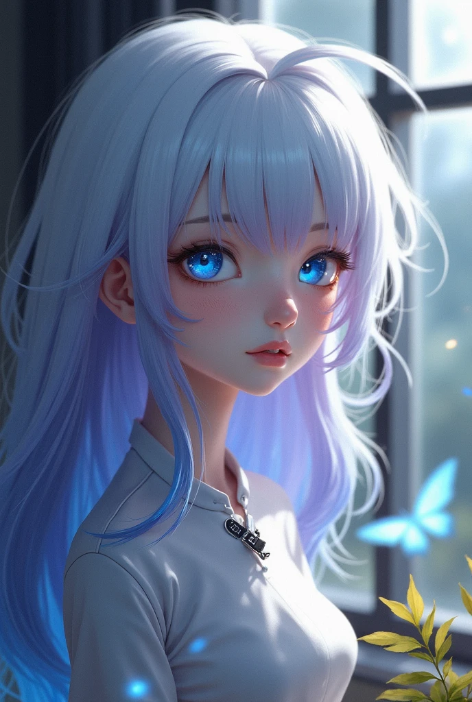 neferpitou, neferpitou, cabello corto, (ojos rojos:1.5), mangas largas, orejas de animales, Cola, pelo blanco, bermudas, orejas de gato, cat Cola, Pelo RIZADO, (little mom:1.2), ROMPER looking at viewer, ROMPER outside, ROMPER (obra maestra:1.2), mejor calidad, high resolution, fondo de pantalla de unidad 8k, (ILLUSTRATION:0.8), (beautiful deColaed eyes:1.6), extremely deColaed face, perfect lighting, extremely deColaed CG, (manos perfectas, perfect anatomy),