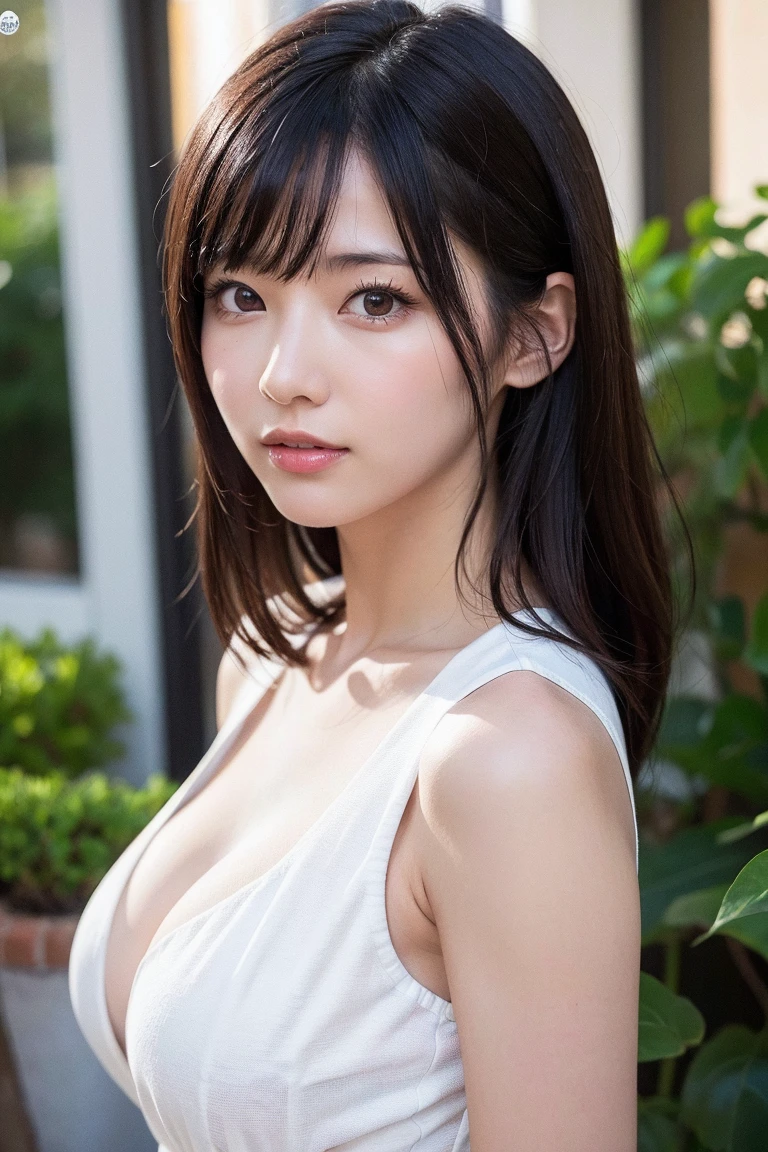 (((Tabletop, highest quality, High resolution)))), Extremely detailed 8K, Beautiful girl with slim body, (Ultra HD, Very detailed, Very detailed, Very realistic, Ultra-realistic, Photo Real), (One girl:1.5), Beautiful idol-like Japanese girls, Medium length hair, Gazing into the distance, profile, (Medium Breast: 1.2), (Beautifully detailed face, Beautiful fine details), White Shirt, pants suit