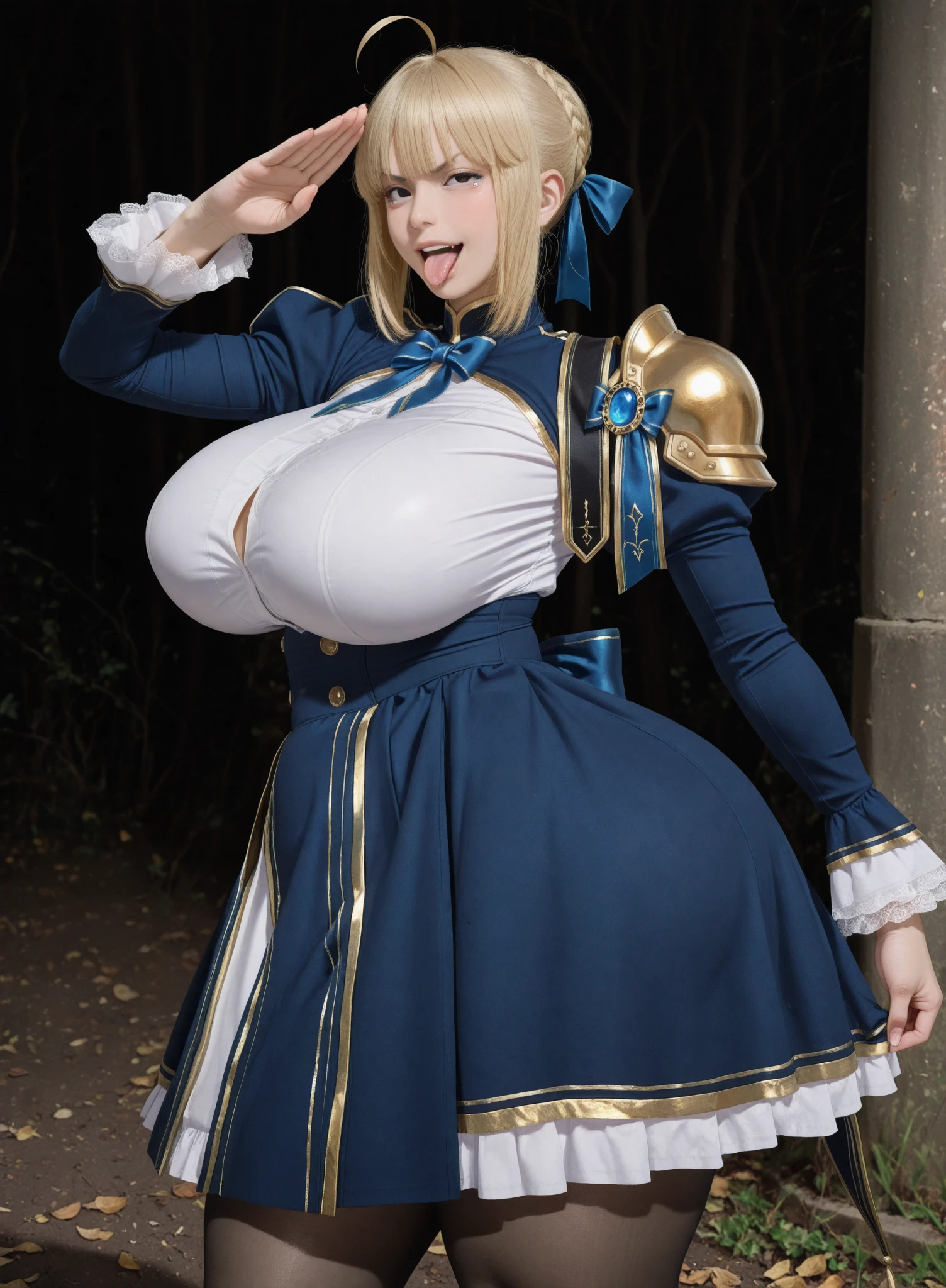 a beauty girl、High school students、Blonde blue-eyed、plump、Muchimuchi、Plump、White Megadeus Cosplay、Cosplay costumes are going to pop