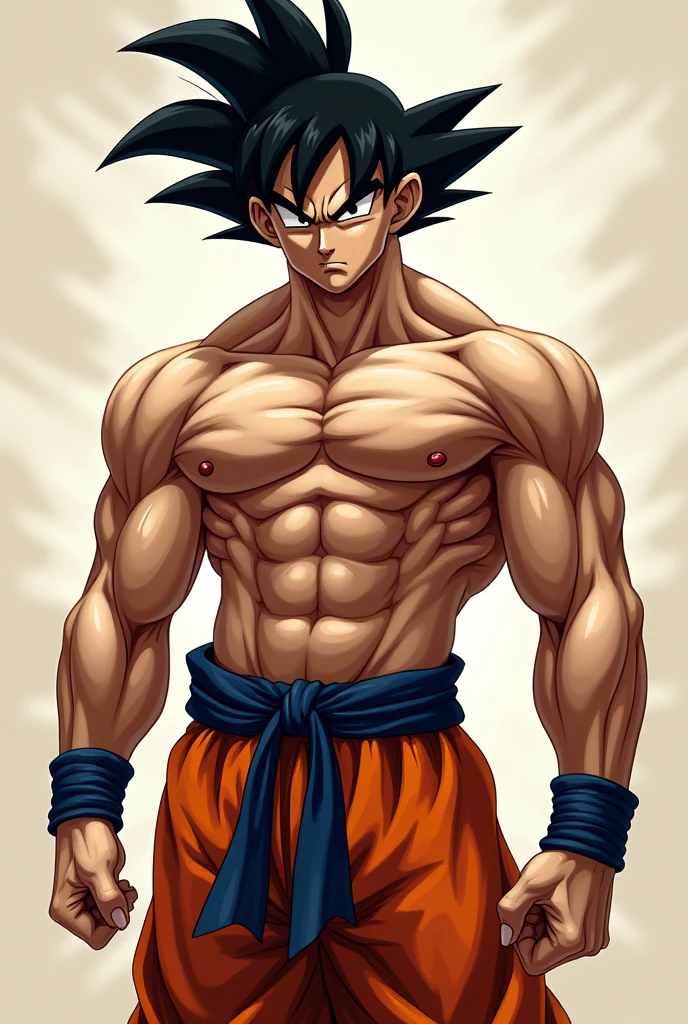 naked goku