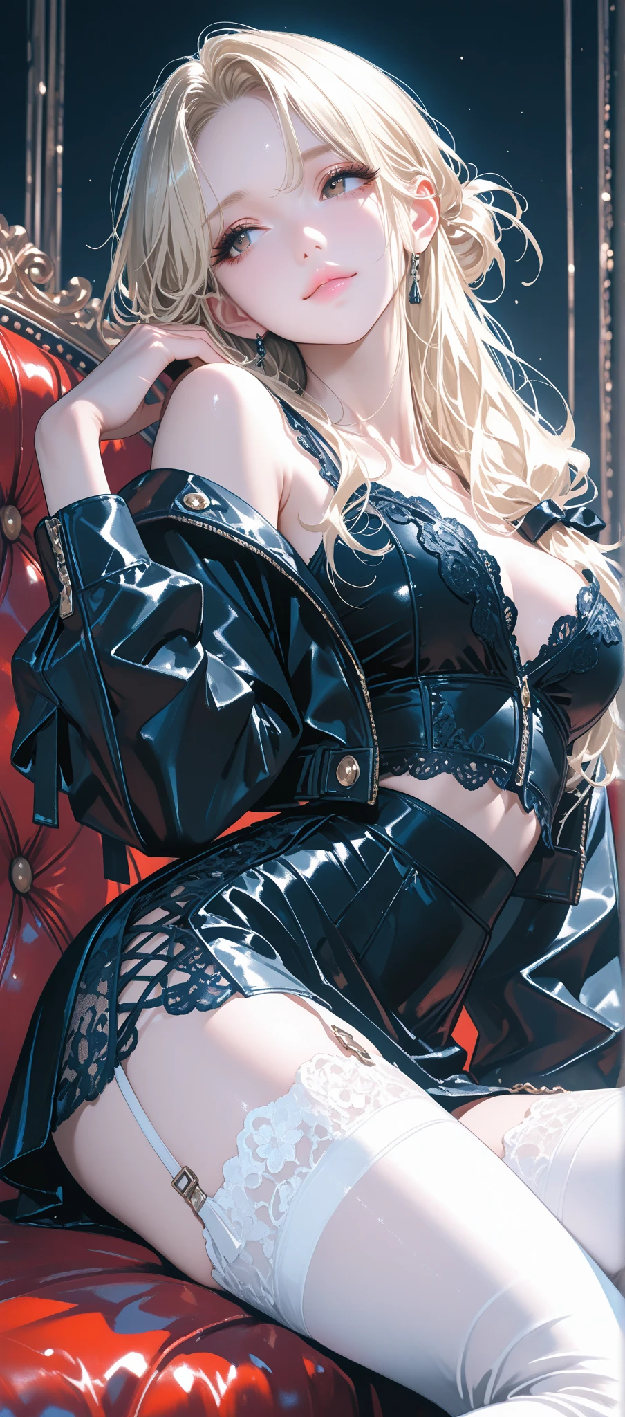 (Original) , (Very detailed wallpaper) , (Best quality) , (Masterpiece) , Photo reality, Realistic, Highly detailed illustrations , Beautiful eyes, (Delicate face) , Perfect detail, (best lighting) , (Ultra intricate detail) , Ultra detail,
Kogal,((Selfie)), ((Black Suit 1.5)),
4K unification, (super detail CG: 1.2), (8K: 1.2), realistic, octane rendering