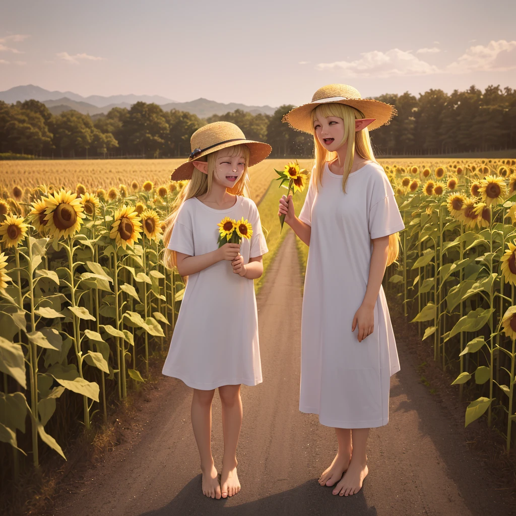GIRL KIDS BLONDE LONG HAIR, ESTILO FAZENDEIRA DE CHAPEU, FENO, TRIGO, Apples, LARANJAS.