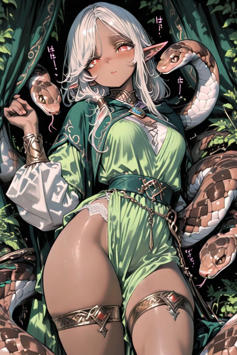 Ariana Grande con falda con estampado de cebra y botas hasta los muslos., (diosa Africana sexy:1.4),(fondo selva Africana ruinas anaconda gigantes). realista, hasta la cintura,(falda corta con estampado de cebra:1.4),( top con estampado de cebra ),(botas blancas hasta los musloore detailed 8K.motor irreal:1.4,UHD,La mejor calidad:1.4, fotorrealista:1.4, textura de la piel:1.4, obra maestra:1.8,obra-prima, mejor calidad,objeto Objeto], (detailed face features:1.3),((Las proporciones correctas)),(convexo Dedos de camello),(Ojos hermosos verdes:1.4),( realistic 2050s:1.4), (botas altas muslos white:1.4) ,(fondo escenario ruinas de selva Africana:1.4),(mostrando panties White:1.4),(Alrededor una anaconda gigante realistic:1.4), (ruinas desmoronadas piedras gigantes),(hojas grandes selva silvestres:1.4),(Perfect anatomy), (Ojos hermosos detallados) ,(piedras gigantes ),detailed eyes, detailed face, detailed hands
