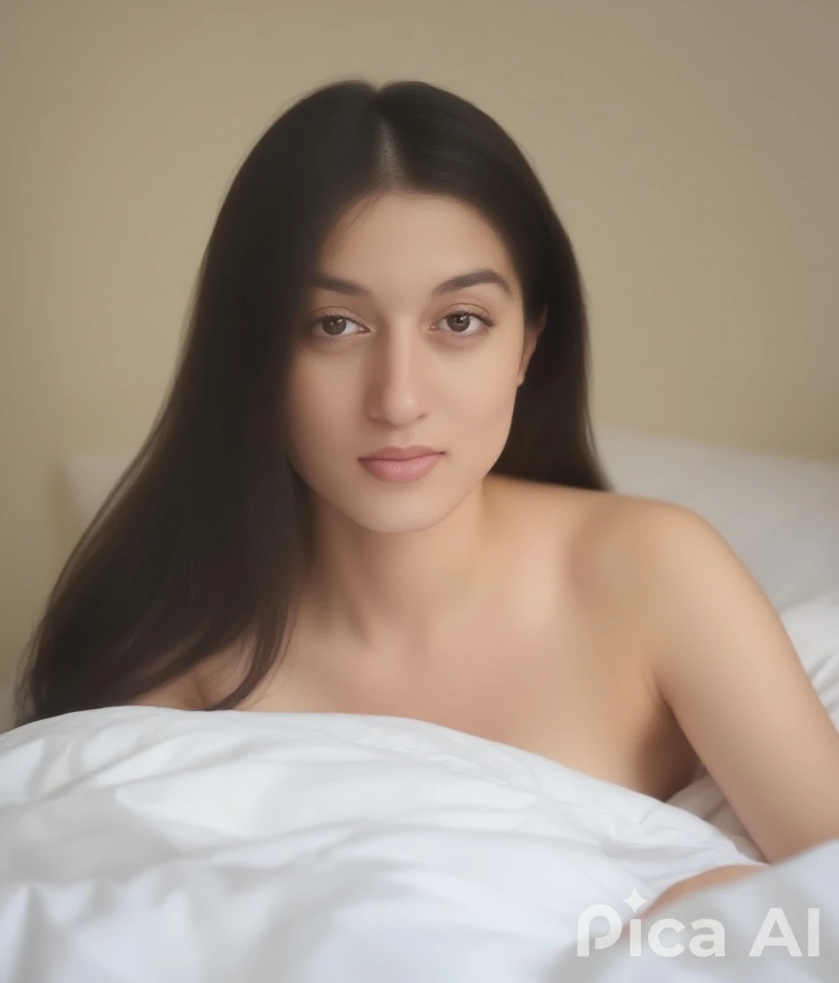 white skin, full naked, medium breast, very saggy breast, fat stomatch, pubic hair is dark, full body shot, natural skin textured, full nude, lying on bed, face looking to camera, full body photo of naked pakistani woman, 30 years old, full nude, showing all body, face looking to camera, looking at us, natural lighting, full naked, (cinematic:1.3), intricate details, (ArtStation:1.2), beautiful trimmed hair, straight hair hair, naked, nude