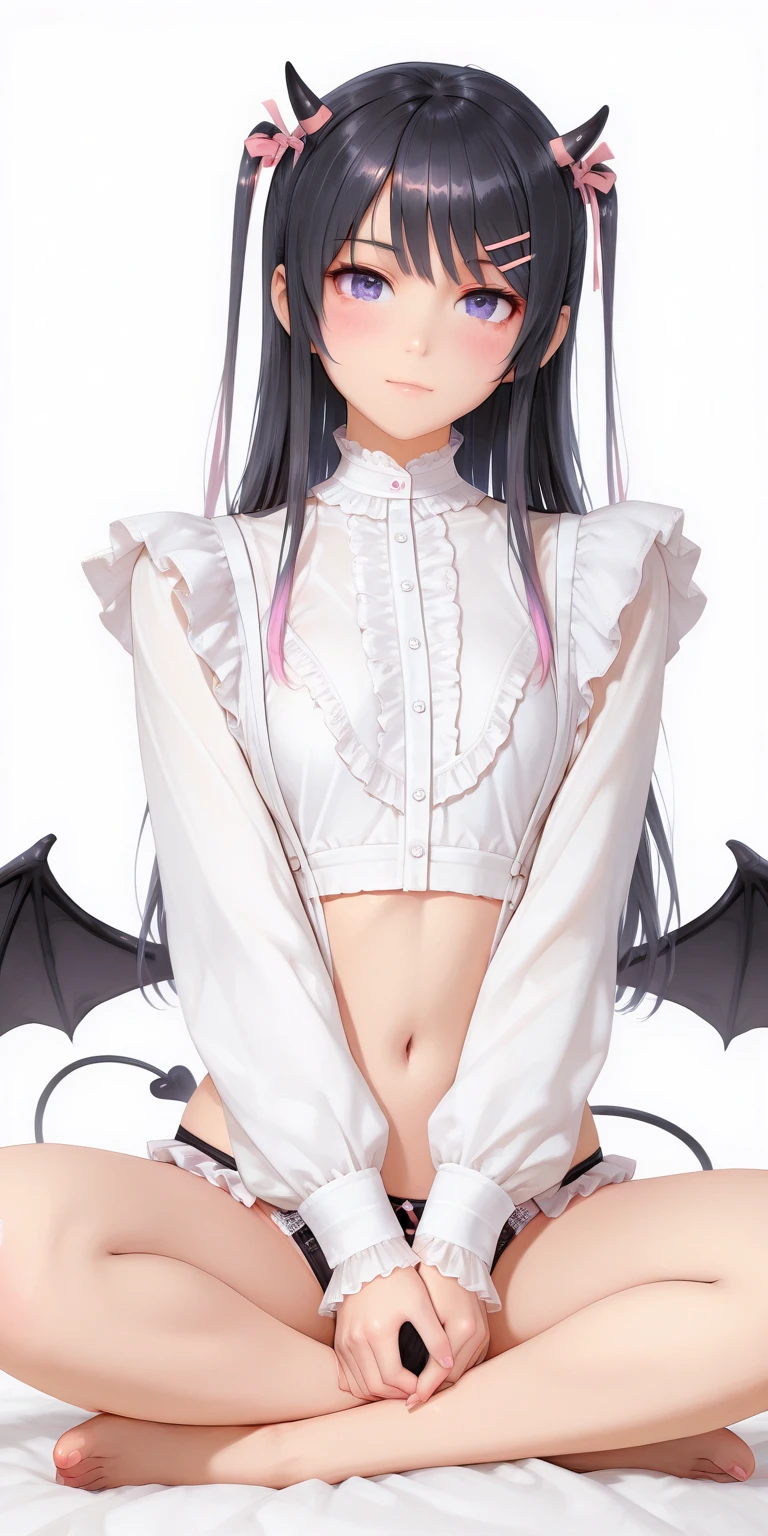 (nsfw:1.3),(1 person),(Images that anyone can see:1.3),(Non-NSFW:0.1),親愛なるbeautiful花の妖精、Peach Eye、White Hair、Transparent Wings、Upskirt blown by the wind:1.2,Flickering with the starlight,beautiful青い空と白い雲、Transparent Wingsを持つ少女、smile、beautiful庭の背景、Gentle and transparent、Anatomically correct、Delicate pattern、Pink rose space、Soft Light、( Bokeh)、masterpiece、Very detailed、Epic elements、Highest quality、16K、Beautiful romantic fantasy digital art、Amazing fairy tale fantasy digital art、Legendary Fantasy、UHD resolution、Detailed drawing、actually、actuallyมาก、Cinema Light、Award-winning photography、Various colors、Realistic Textures、Very realistic、incredible light、( Side Lock:1.2 ),( beautiful:1.3 )、(Cowgirl:1.3)、(Squats with legs wide open:1.3),(Sit with your legs wide apart:1.3),(とてもクリアbeautifulランジェリー:1.3),(Underboob:1.5),(Belly button exposed:1.5),(garter belt:1.3),((Garter Straps:1.3)),(Hyper openlegs:1.5),(stockings:1.2),(The Goddess Descends and Sits:1.2),(Throne:1.2),(From below:1.3),(whole body:1.3),(((Lower Body))),(blush),(　twintails:1.3　),(two　Side　UP　hair:1.8)(Beautiful ass:1.2),(A noble goddess looking down from a very high place:1.2),(｛　　Very bright halo from the ground　:1.5　｝),(　twintails　:1.2),(See-through panties:1.3),(モデルの真From below撮影:1.5),(モデルはLower Bodyを崇拝されている女神:1.2),(The people are looking down at the model&#39;s crotch:1.5),(Hair decoration:1.2),(Clear and transparent frilly lingerie:1.2,),(Knee socks),(ribbon bondageのランジェリー:1.2　),(ribbon bondage　　),(Moe:1.2),(Lower Bodyにタトゥー:1.2),(Tattoo on the lower abdomen:1.2),(Make your tattoos visible:1.2),(Body Piercing:1.3),(Earrings:1.3),(Belly piercing),(Fall backwards:1.3),(From below覗かれている:1.2),(In the skirt:1.2),(In the skirtからドラゴン),(Keep your hands behind your head:1.2),(Pantyhose),(Perfect arms and positioning:1.3),(Bow-legged:1.2),(purple　hair:1.5),(　　　yamashiro768　:1.5　),(Magical girl),(Legendary Sword),(Frill skirt:1.5),(Riding a giant invisible Pegasus:1.5),(Riding Pegasus and looking down at the earth from a high place:1.3),(The invisible Pegasus:1.5),(Sidelocks:1.2),(Completely blindfolded:1.5　),(Blindfolded with black cloth　:1.6　),(blind　hold　　:1.3),(スクワットCowgirl)