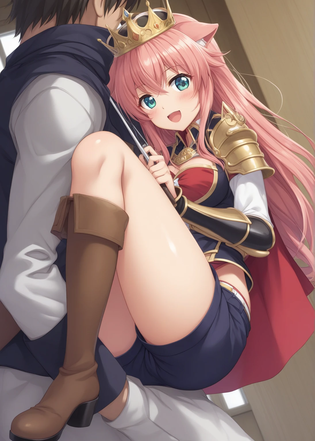 of the highest quality, Best Quality, Official art, Beautiful and aesthetic:1.3), ighly detailed, highest details, (Ultra-detailed), hight resolution, 1girl in, Solo, arma,((Sword))), Cape, (((Ponytail))), Open mouth, pantyhose, fixed, holding weapon, 1girl in, Solo, Solo, 1girl in, arma, Sword, pantyhose, gloves, Cape, Fingerless gloves, long boots, armor, Striped, elbow groves, vertical stripes, signature, Thigh boots, thighs thighs thighs thighs, , Jewelry, Upper thighs in pantyhose, medium breasts, Sweating,theresa, , Sweating,(((Torn clothes))), (((Clothed))),sexual,Rape,Sweat,perspired,(Drooling),drivel,Saliva,vaginal,),Face to face,,(vaginal ), Torn clothes, Crying, NSFW,BREAK ,(((1boys、女の子1人,Having sex))),,vaginal ,crotch grab,(((NSFW))),Tears,Scared,panicking,worried,wince,Upset,((cum overflow)),vaginal,Sex Media,excessive cum in ,cum in ,missionaries,face-to-face-to-face recumbent,,(((Panties_Around_One_Leg)),Blue eyes. Red hair,Back alley,grass field,((bind)), (((,Covering the chest))) ,(((covering crotch))),((Heavy breathing)),srestrained,arms behind back,(panties aside),(((Clothed))),(Bottomless),((half undress)),silhuette,Large,(((Cover your crotch with one hand))),(((crotch grab))),vaginal,SEX, with guy,missionaries ,Face to face,Recumbent position,Pubic hair,(((shout out))),(((trembling))),(((trembling))),(((trembling))),(((trembling))), ((Cover your crotch with one hand)),((cover your chest with one hand)),,(((cover your chest with one hand))), (((Cover your crotch with one hand))),Panties under pantyhose,pantyshot / up skirt,Clothed,Clothed,(((group sex, spitroast, fellatio, oral, sex, threesome, 2boys, sex from behind, mmf threesome, double penetration, bent over,))),(((theresia))),(((group sex, spitroast, fellatio, oral, sex, threesome, 2boys, sex from behind, mmf threesome, double penetration, bent over,)))