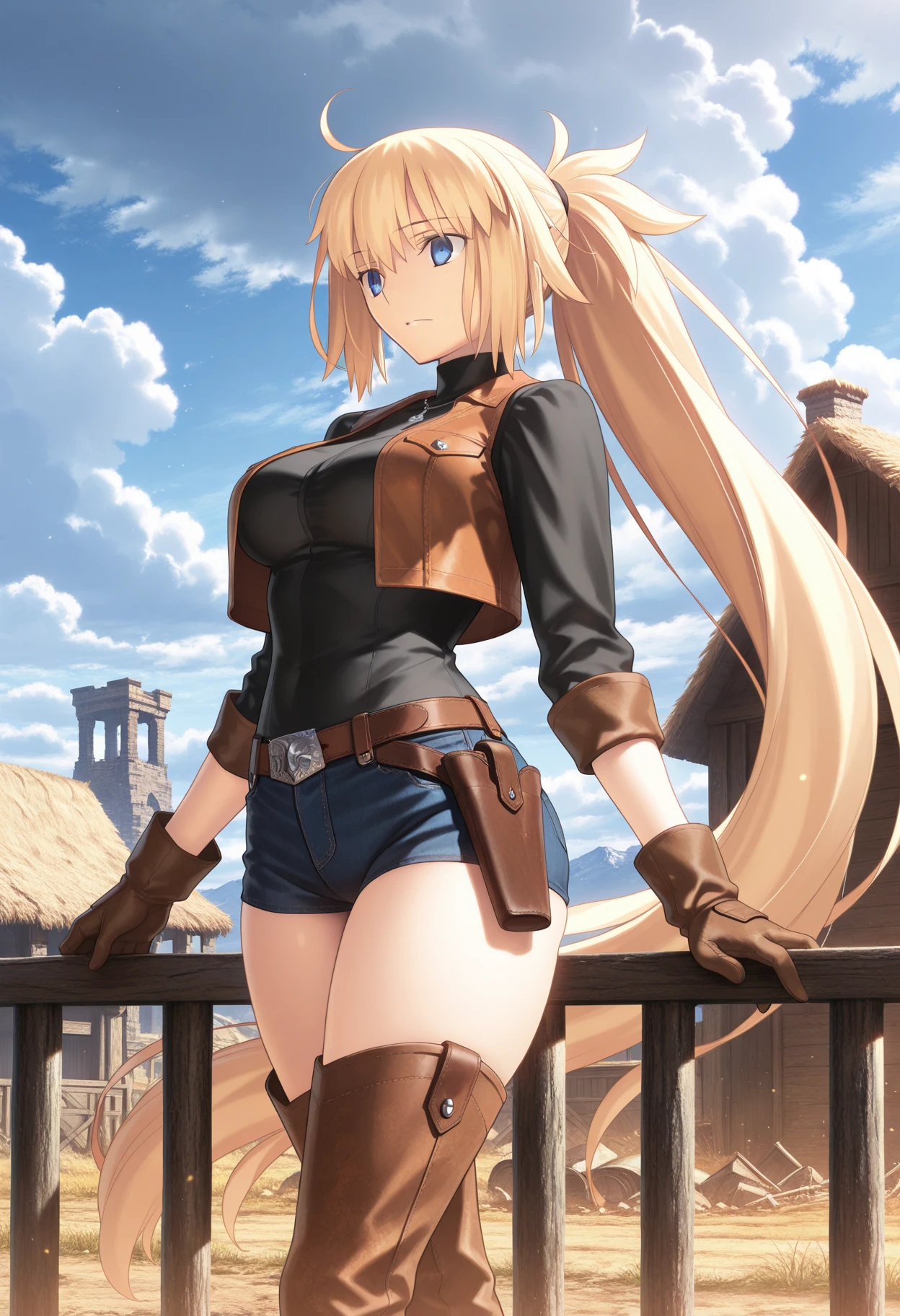 Western cowboy style,photography,Best Quality, anime Photos, complex details, (delicate details), (complex details), cinematic light, Best quality backlight, Clear line, 8k,very high resolution,