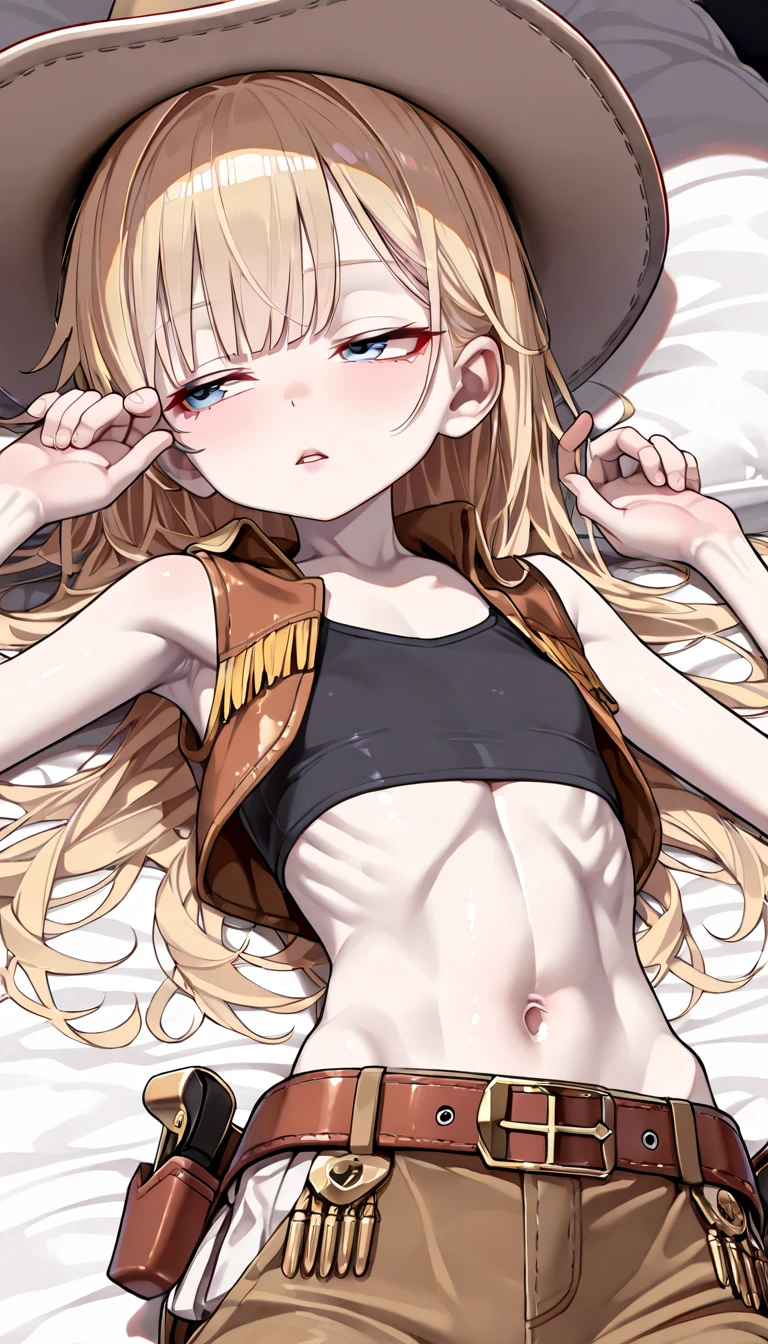 [(white background:1.5)::5], (bottle bottom:0.9), masterpiece:1.6, best quality:1.4, real picture:1.2, intricate details:1.2, 1lady, mid shot,
Appearance: milf:1.25, slender:1.3, green eyes, (small breasts, flat chest), sharp eyes, hearts in pupils, sweat, wet shiny skin
Clothing: braless, topless, panty
Accessories: simple hoop earrings, shell necklace, (nipple ring:1.3), <lora:nipplePiercing_v20:0.7>
Hair: (long blonde hair), messy hair
Makeup: natural, glowing skin
Behavior: smirk, biting lip, <lora:bitingLip_v10:1>
Location: dreamy landscape, with a glistening white castle town perched atop a tall cliff stretching out over the ocean. White capped waves wash up against a sandy shore with dreamy white clouds drifting across the crystal clear blue sky. The sun casts warm shadows across the scene. A gentle refreshing summer breeze blows through the trees.  
Values: individuality, freedom, creativity Inspirations: feminist icons, trailblazing artists, unconventional thinkers 
Personality traits: adventurous, spontaneous, unapologetic