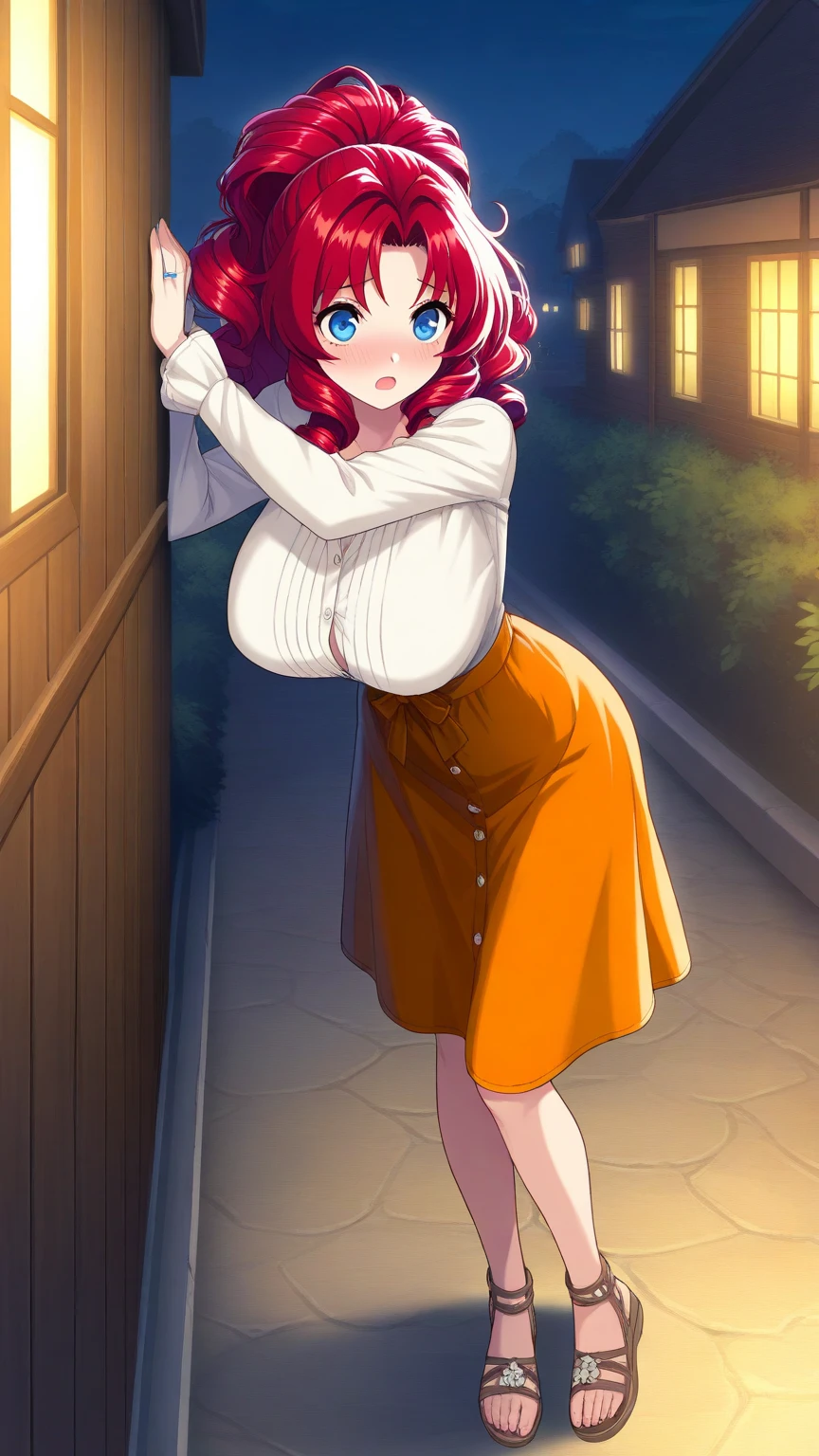High quality、16 km race、anime screen capture、(((NSFW)))、(((Lori)))、(((smaller breasts)))、(obesity)、(thick thighs)、(Pink hair)、(((((Wavy Hair)))))、Ahoge、(Barrette)、 (short hair)、bob cut、(dripping sweat)、(((wavy mouth)))、(Mouth wide open)、((swelling of nipples))、white knee socks、((Orange eyes))、Yellow camisole、Pink mini skirt、Light blue striped panties、big ass、(Hands behind your body)、(((surprised)))、(((embarrassing)))、Inside the train