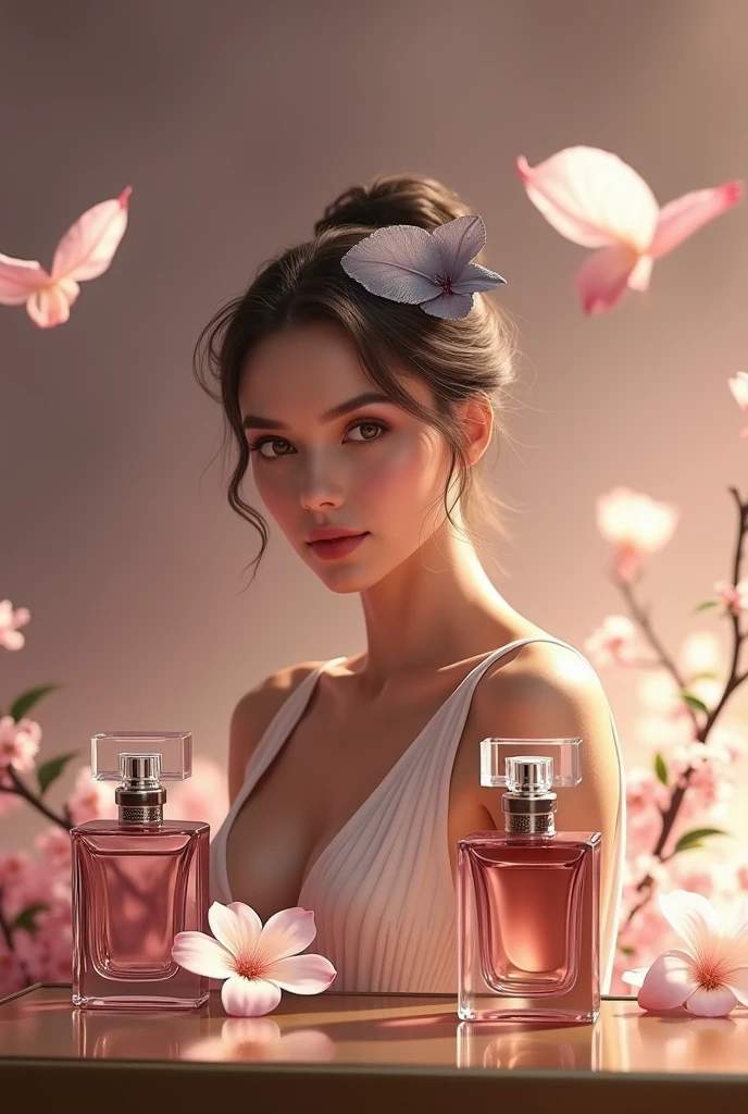 create a sales poster for perfume Ads
